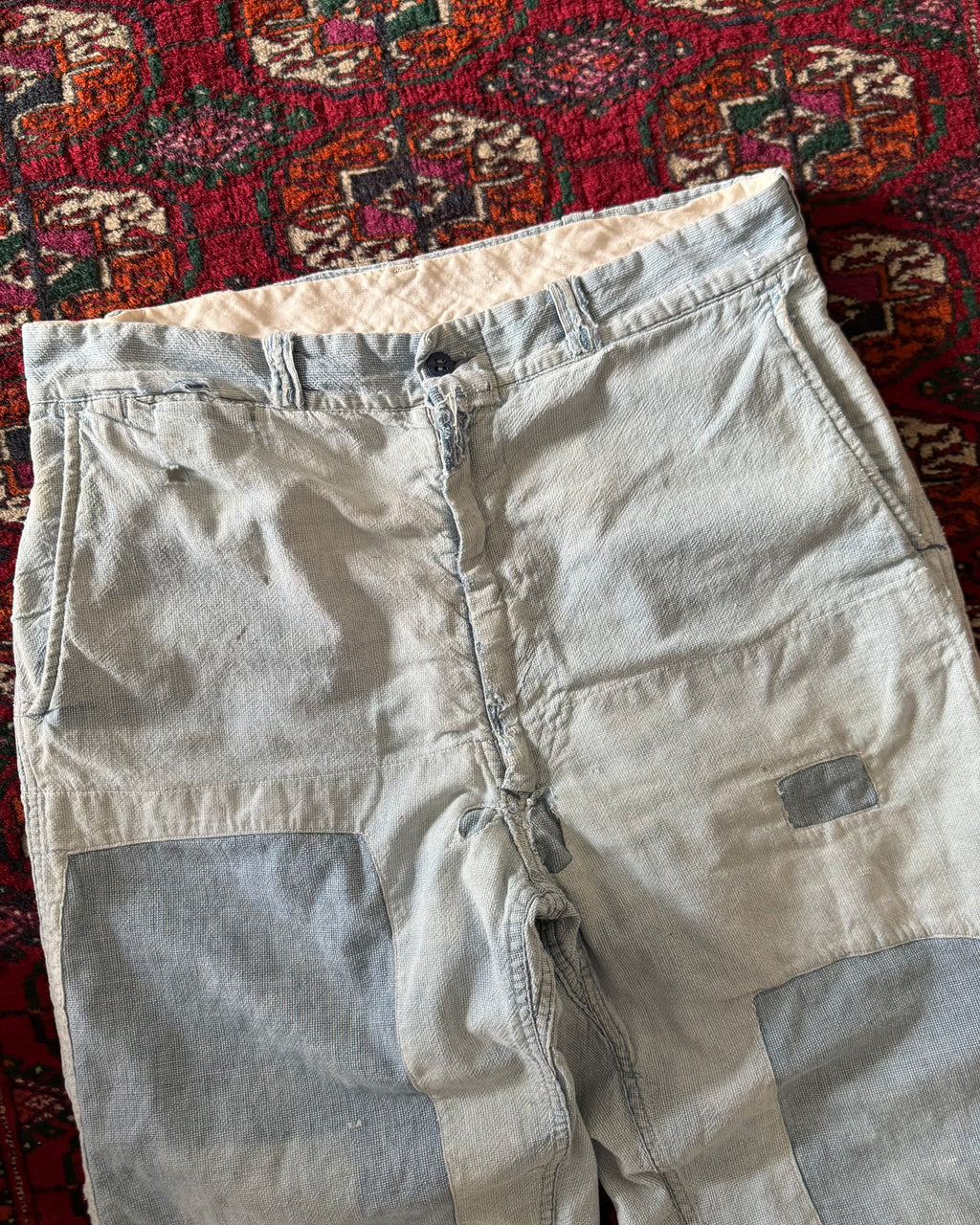 1950s farmhouse repaired sanforized pants ￼