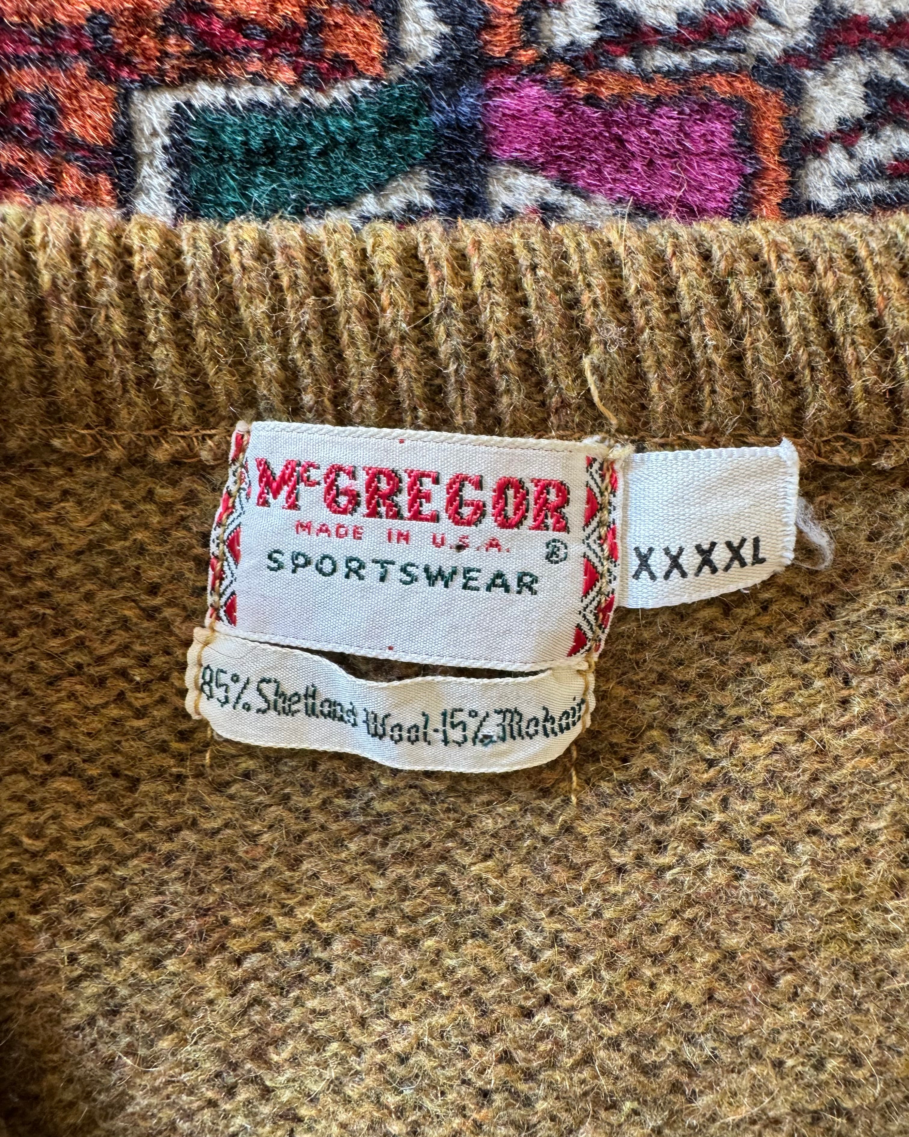 Super boxy 1960s McGregor mohair sweater