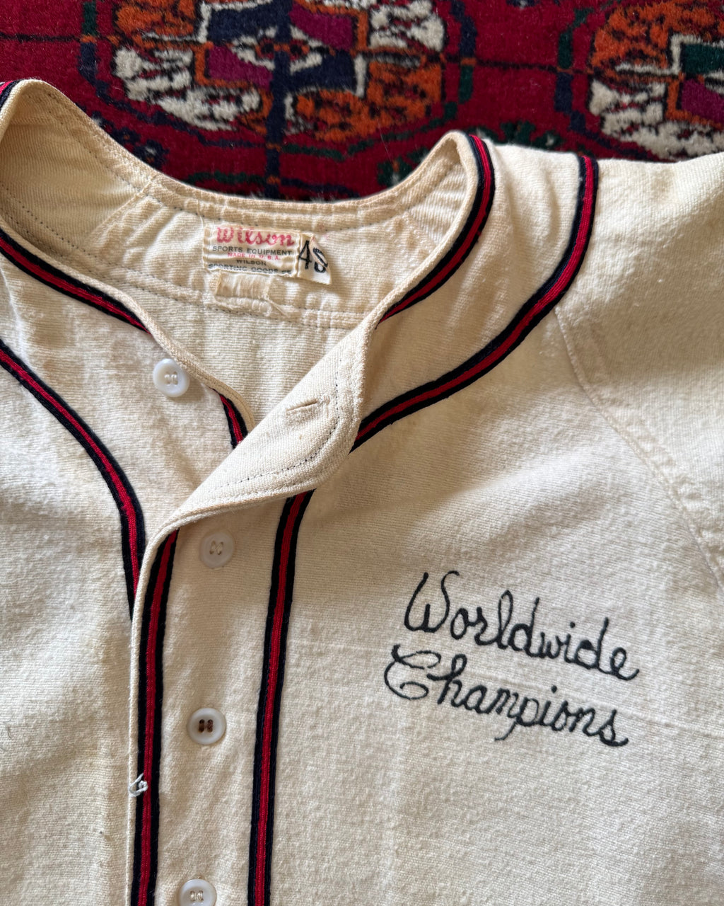 1940s Wilson’s Jesus Wool Jersey