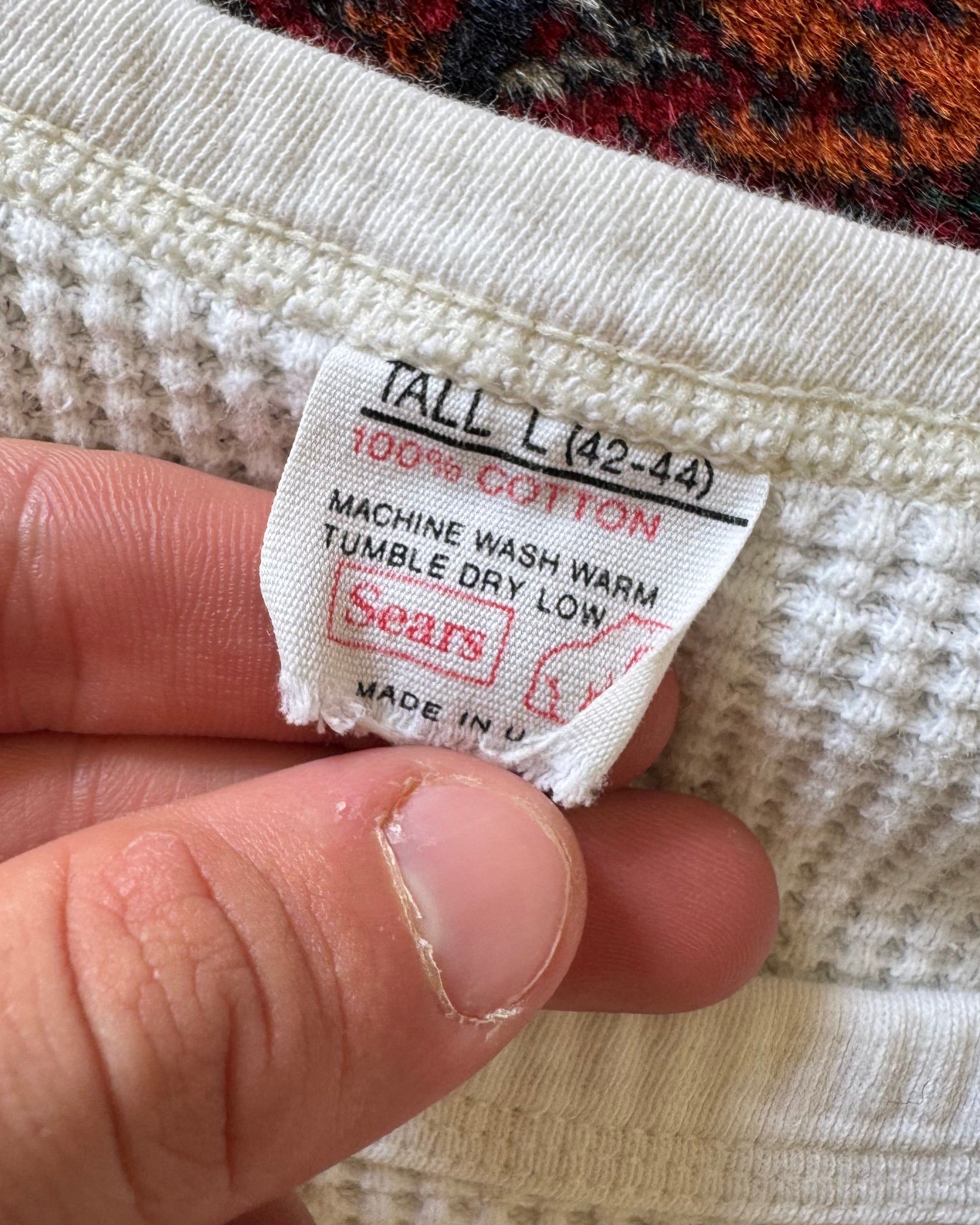 1960s Hanes thermal undershirt