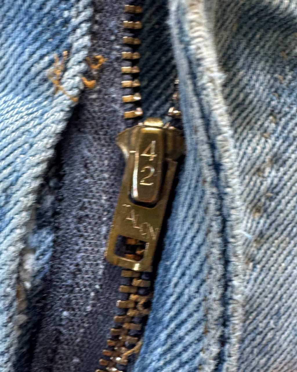 1970s Levi’s bootcut 517 with distressing