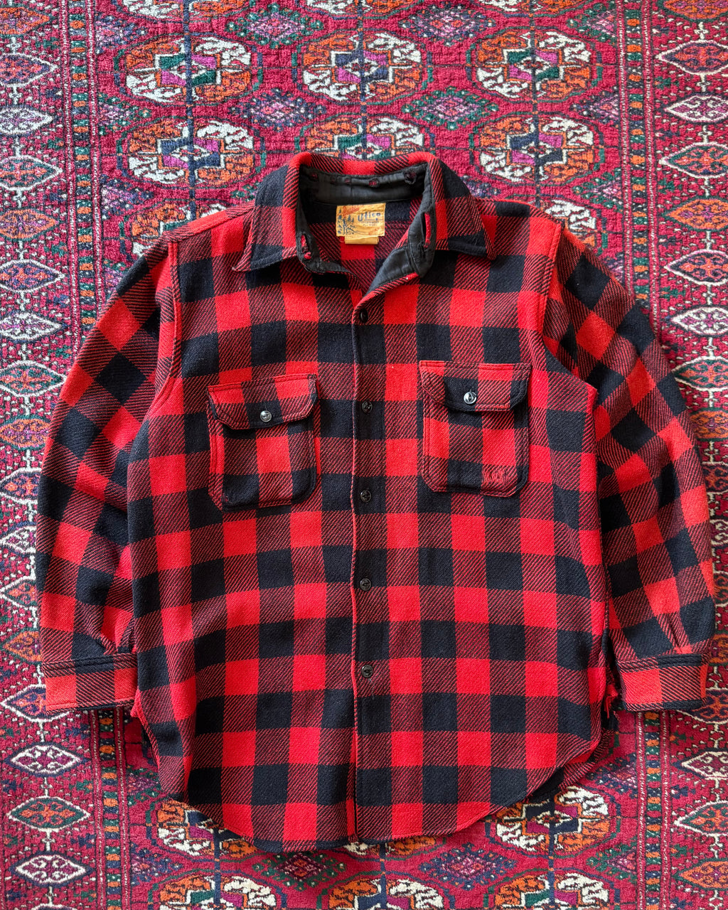 1940s Duxbak Utica all wool shirt