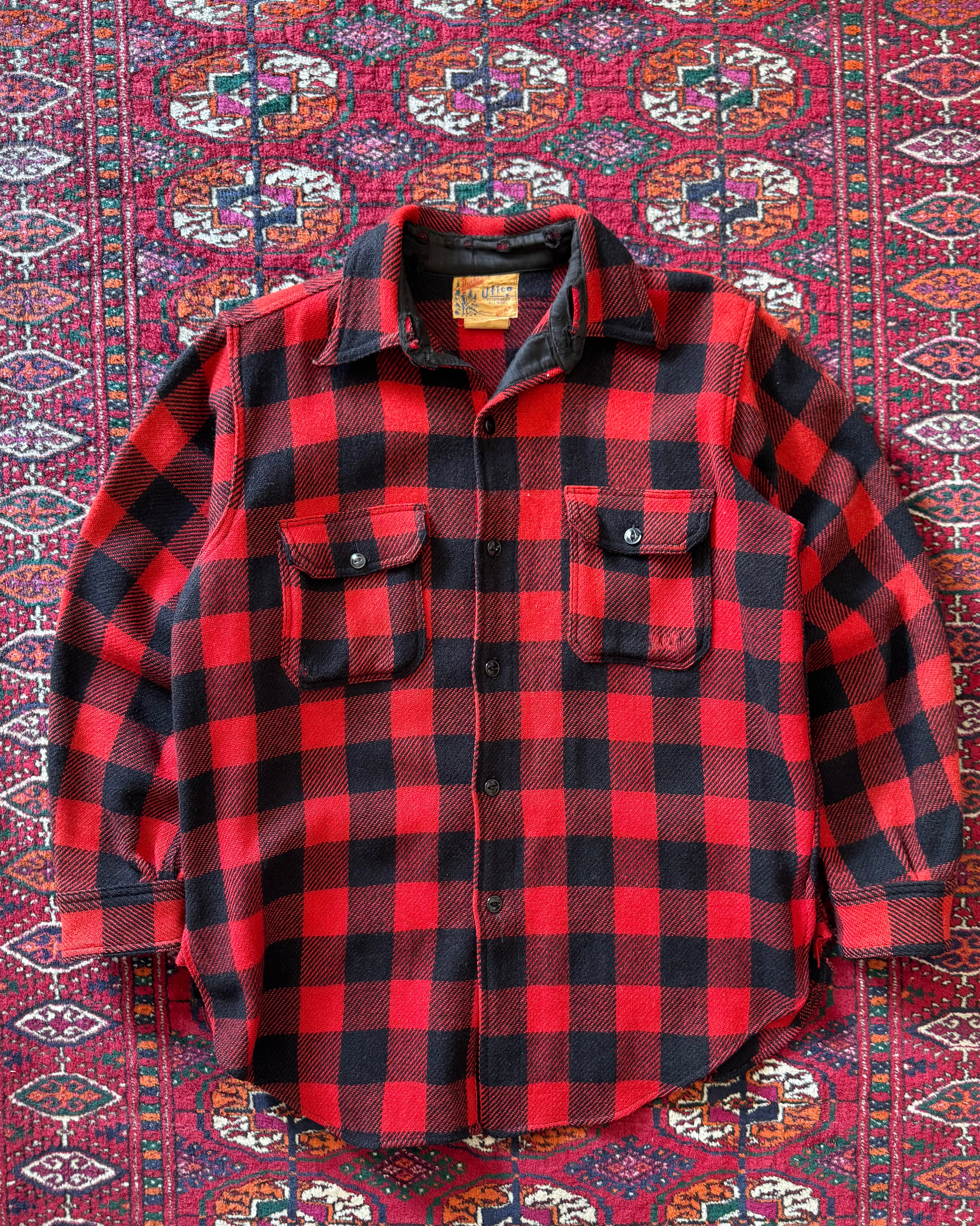 1940s Duxbak Utica all wool shirt