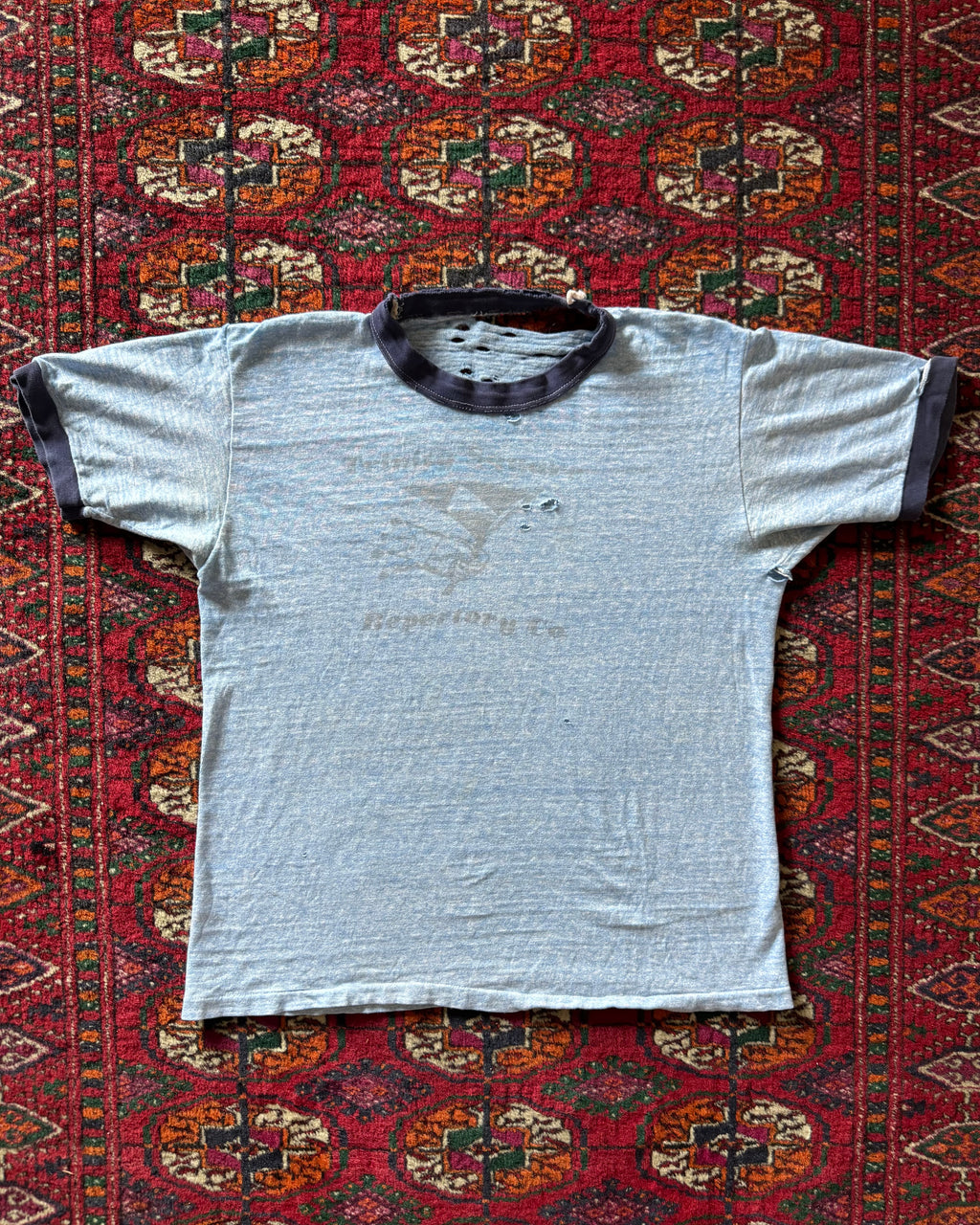 1970s distressed ringer