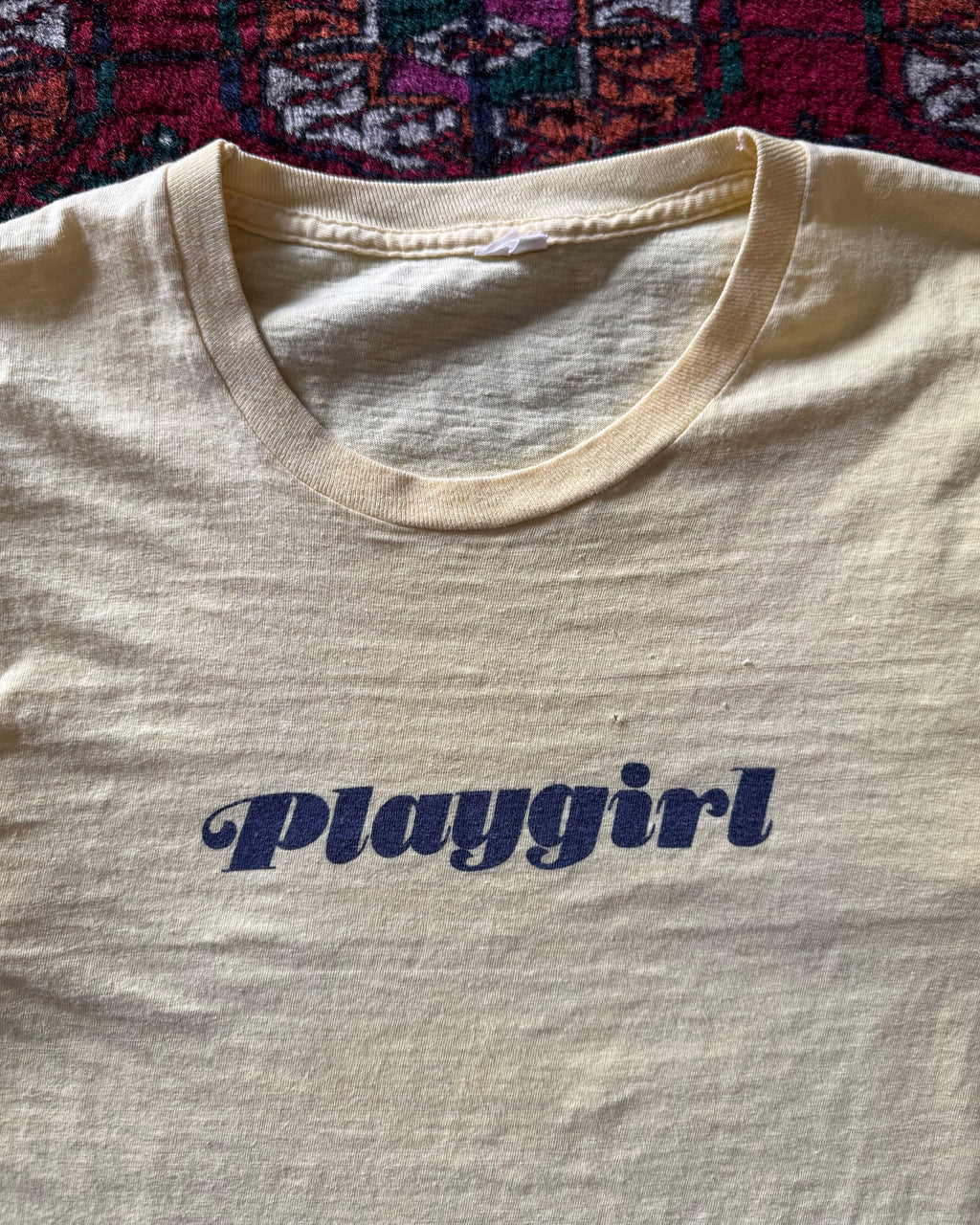 1960s Playgirl faded tee