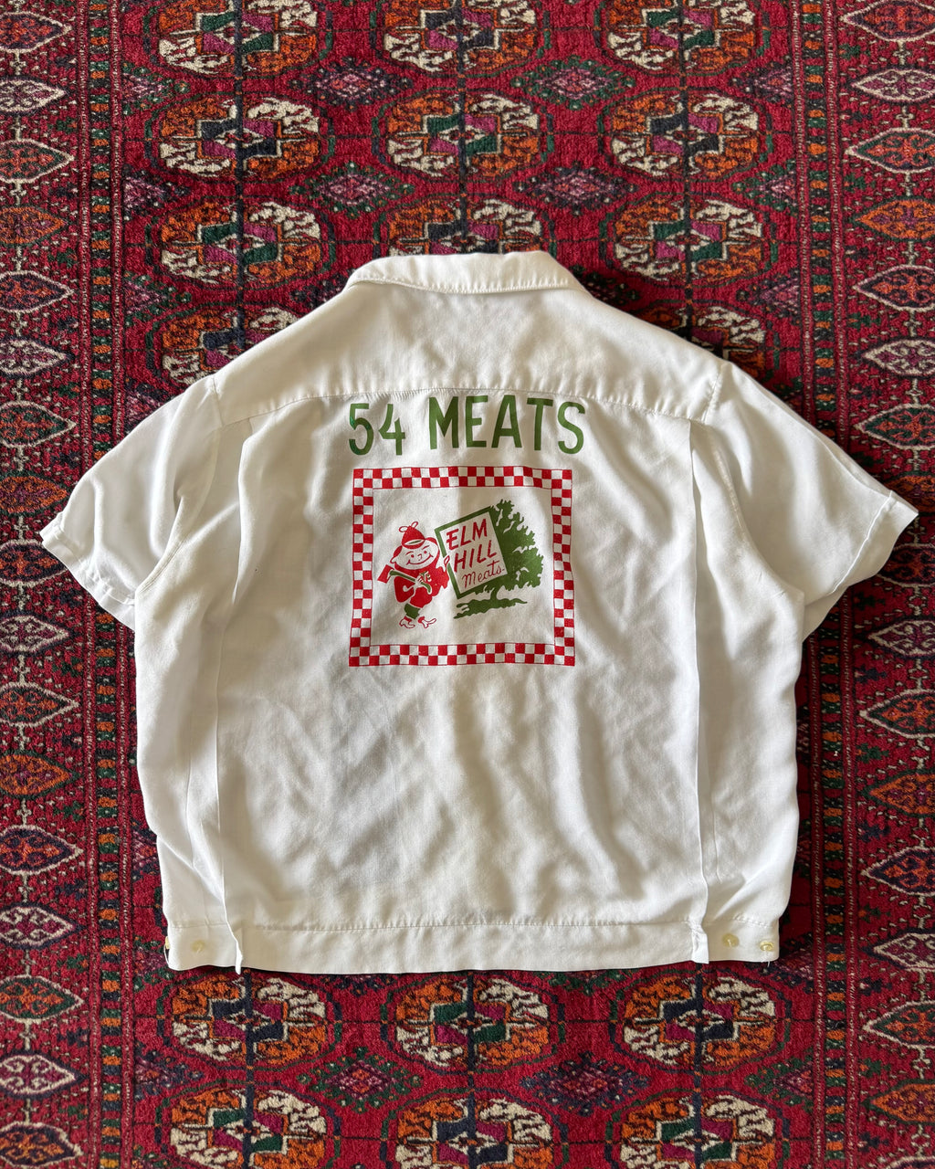 Vintage Rylon Elm Hill meats jac-shirt bowler ￼