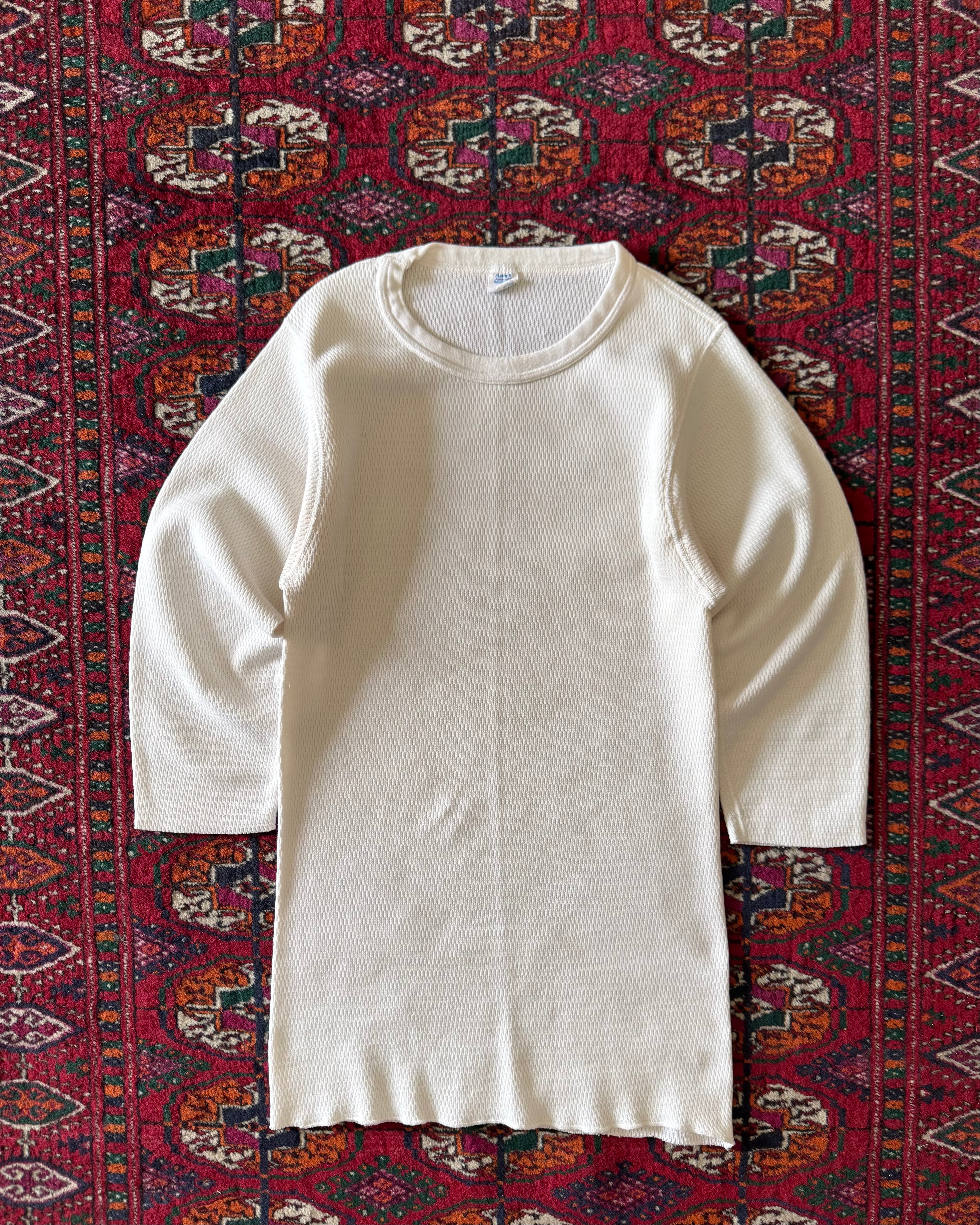 Vintage 1960s Hanes thermal chopped under shirt ￼