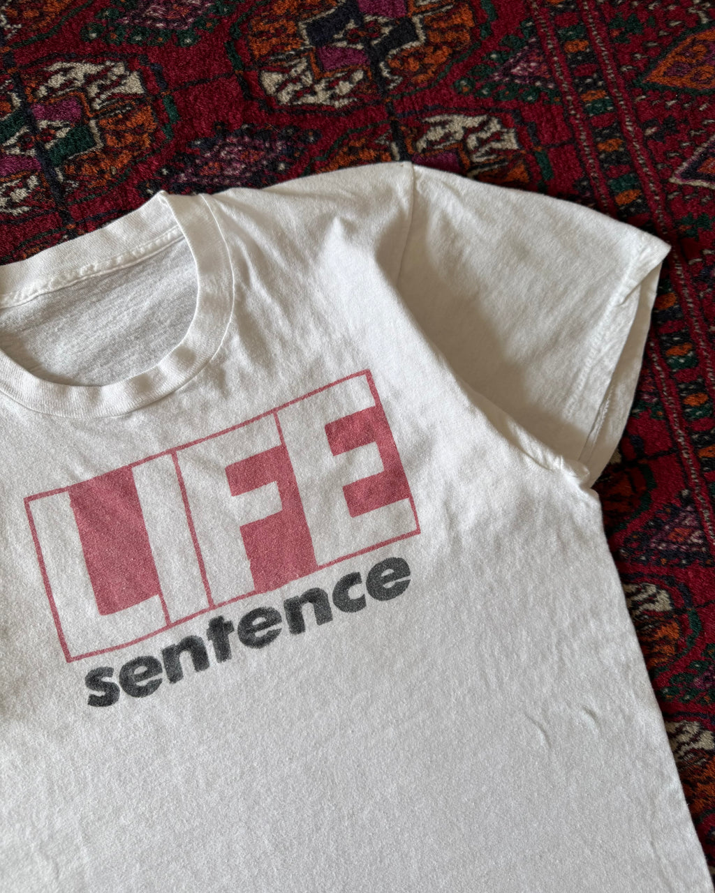 Vintage 1970s/80s life sentence T-shirt ￼