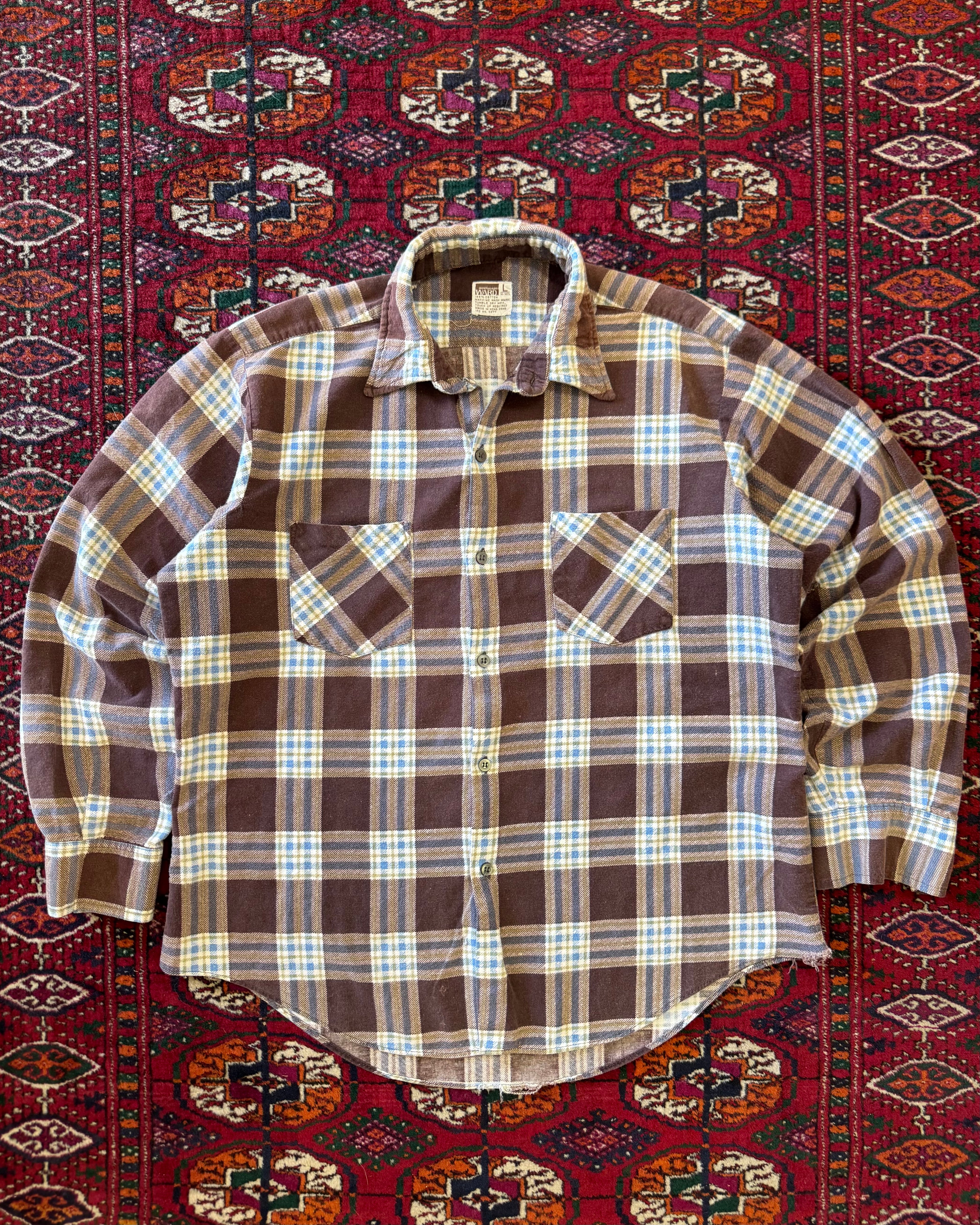 Vintage 1960s Montgomery Ward flannel ￼