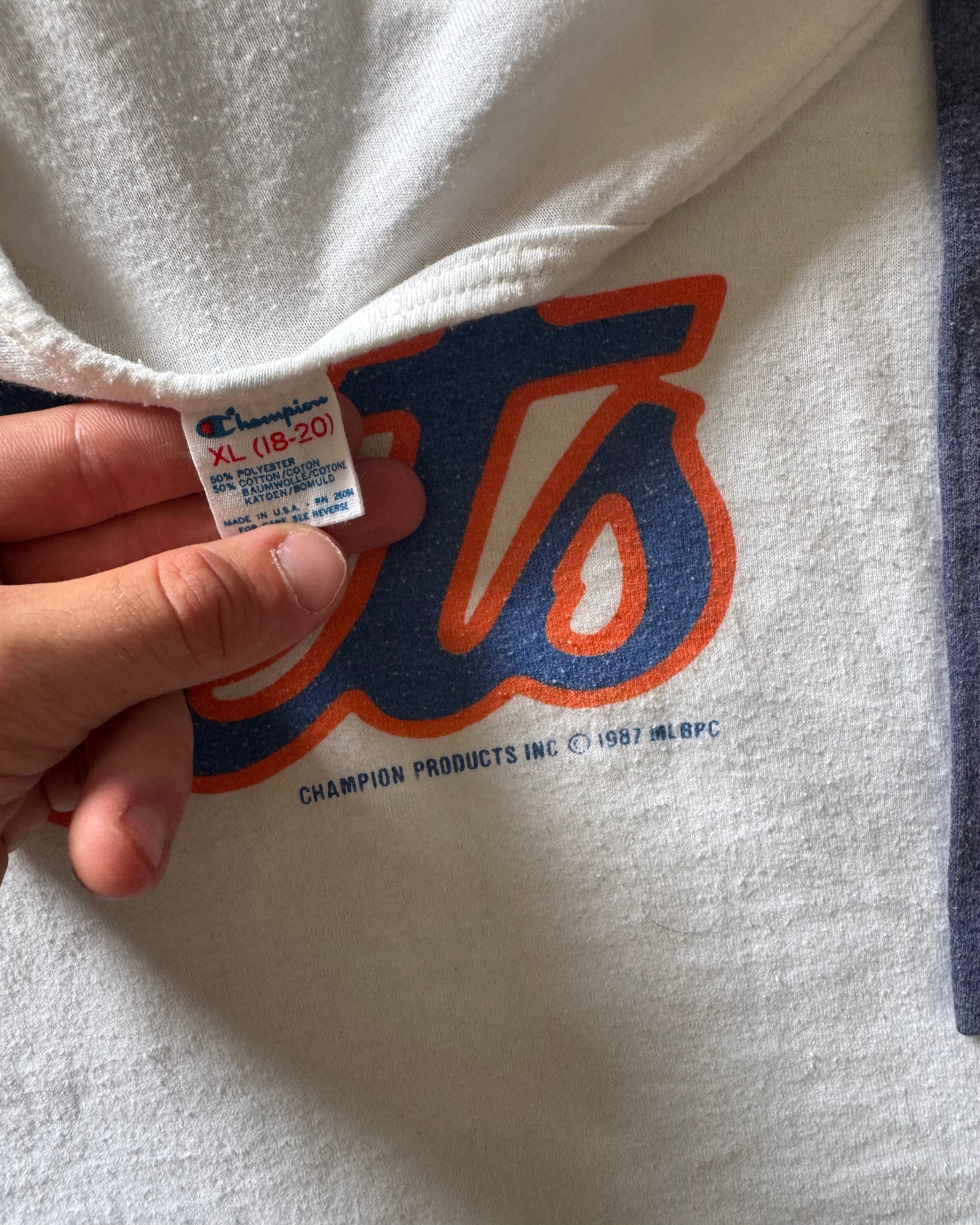 1987 New York Mets raglan tee