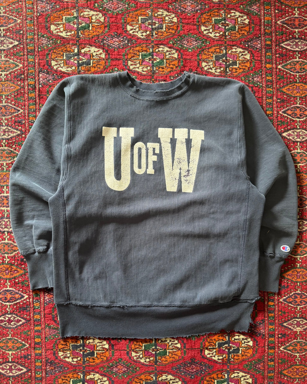 1990s university of Washington faded/distressed champion reverse weave ￼