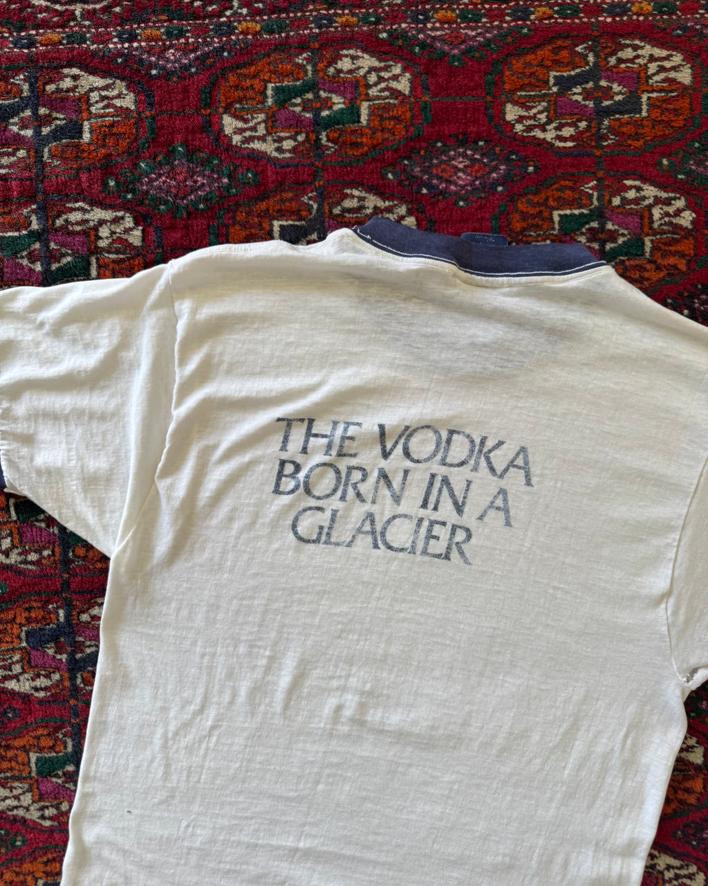1980s Virgin Fjord vodka ringer