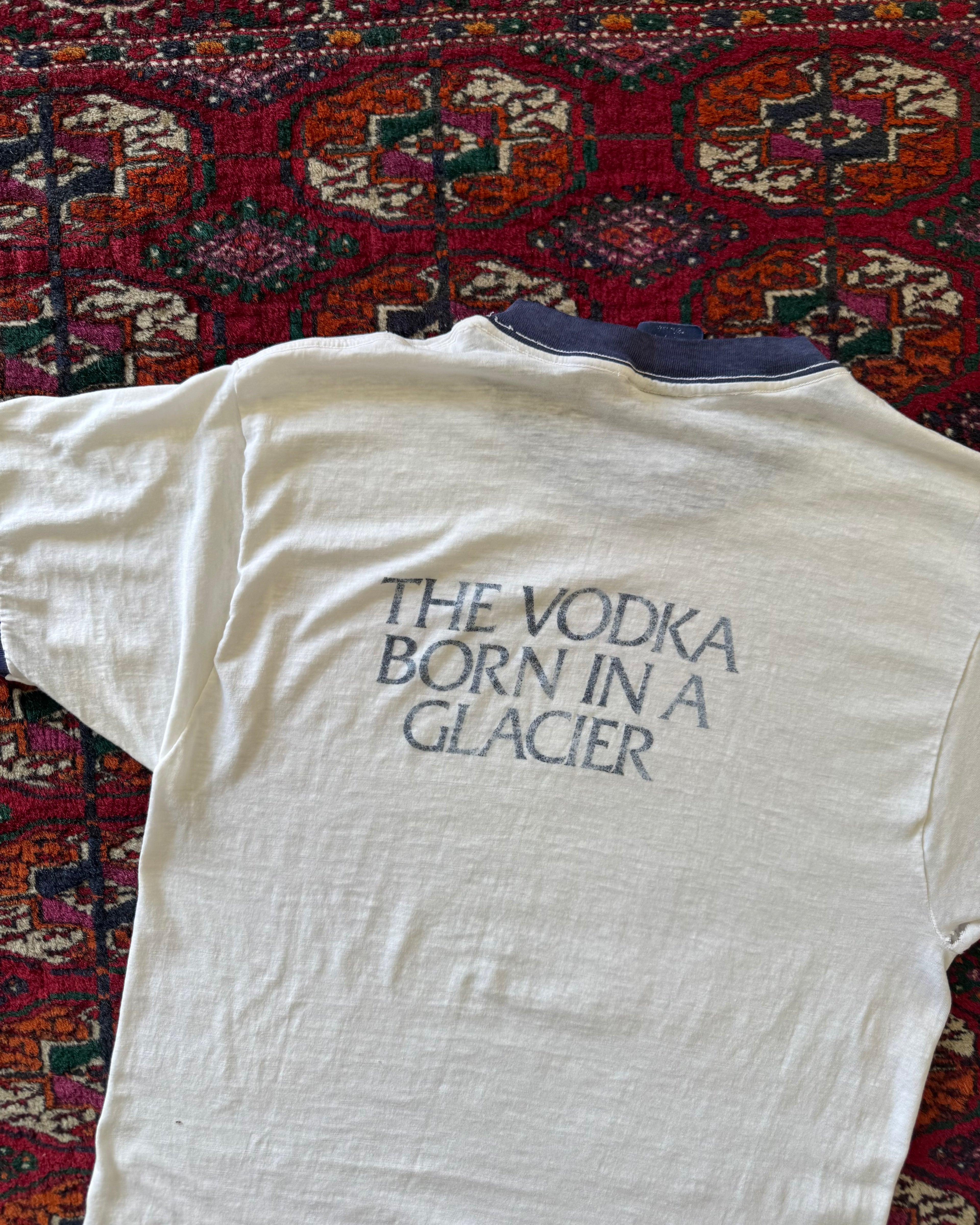1980s Virgin Fjord vodka ringer