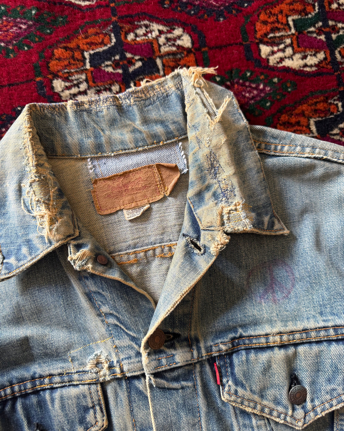 1970s Levi’s Type 3 Distressed and repaired Jacket