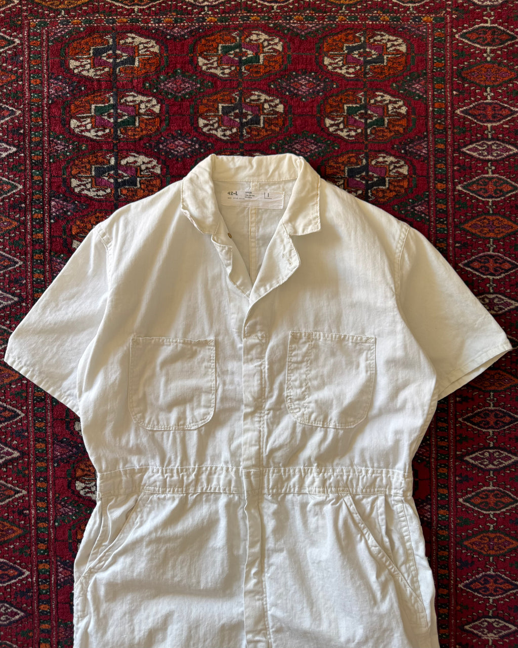 1950s white HPT coveralls