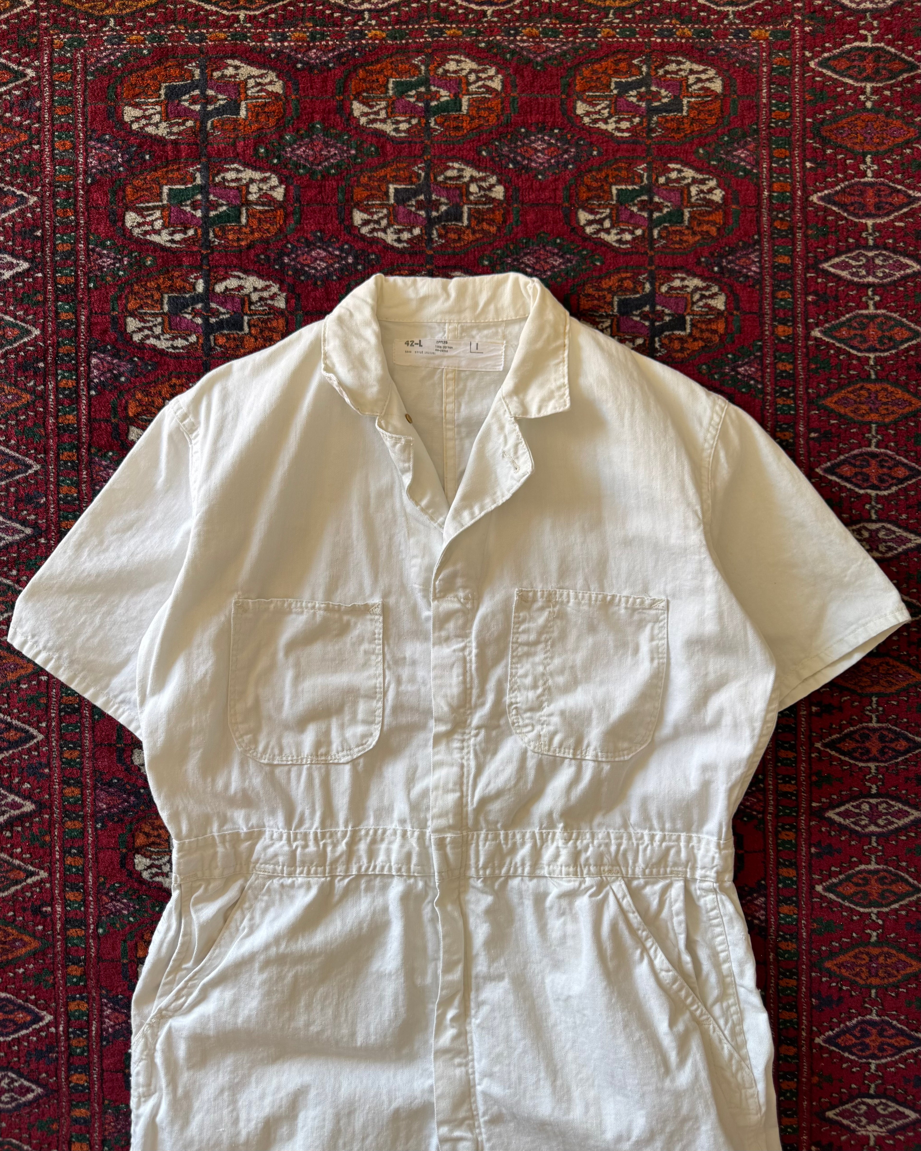 1950s white HPT coveralls