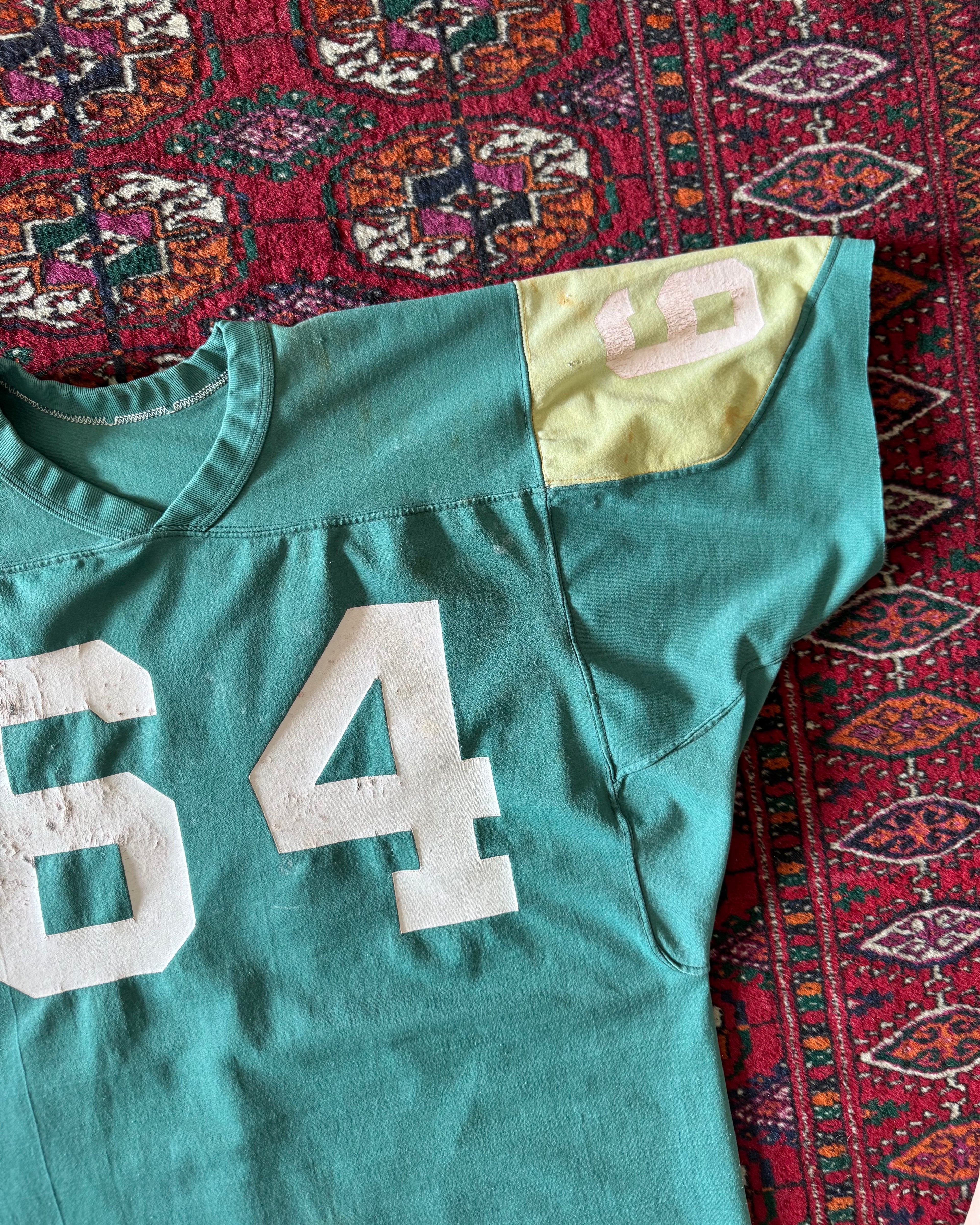 Vintage 1950s Russell athletic faded distressed football jersey ￼
