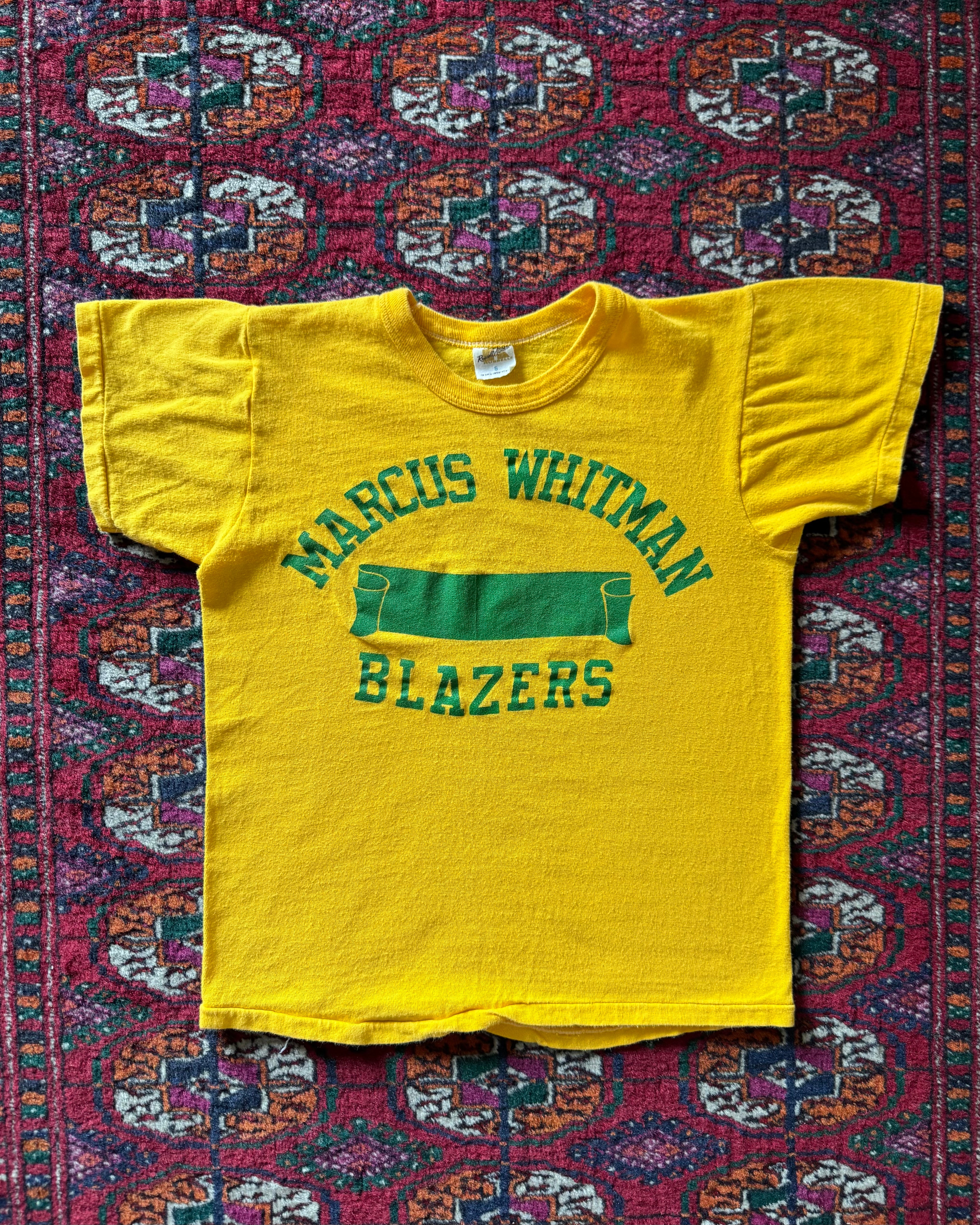 1970s Russell gold tag athletics tee