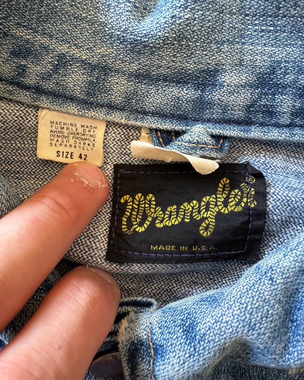 1970s Wrangler denim jacket