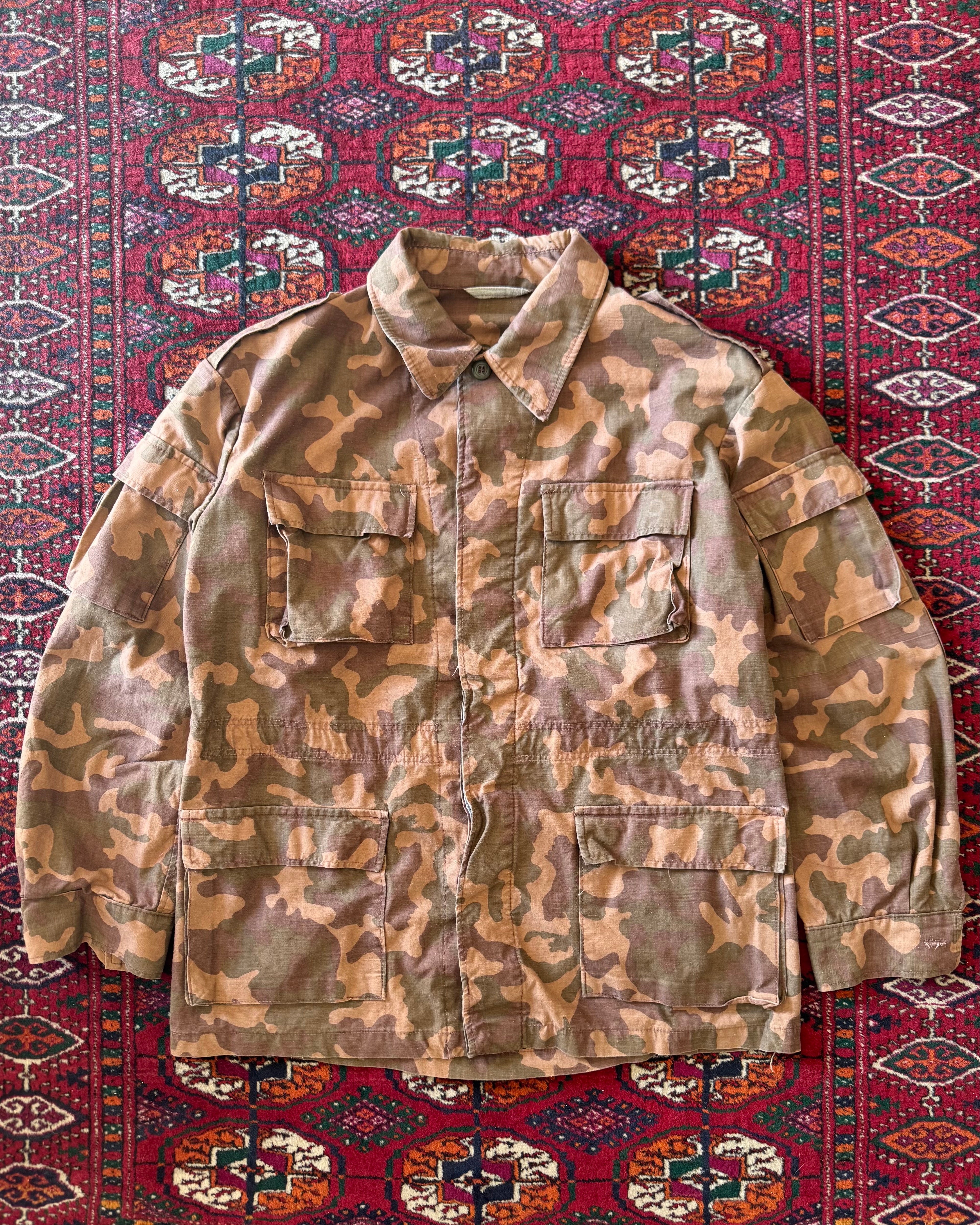 Rare Vintage 1980s Soviet TTskO African Pattern Camo Jacket