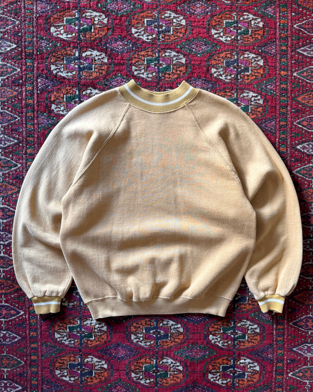 1960s/70s mustard ringed sweatshirt