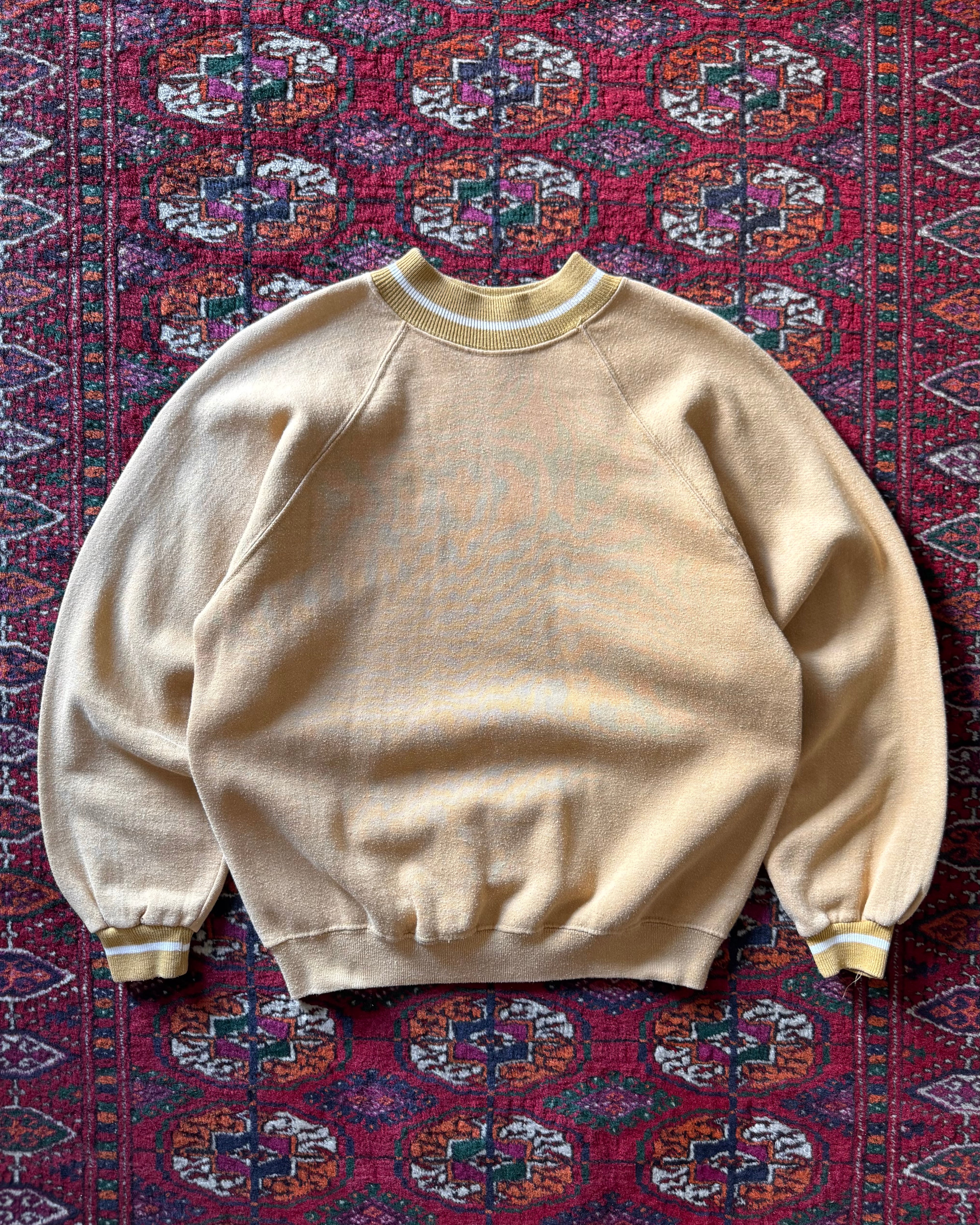 1960s/70s mustard ringed sweatshirt