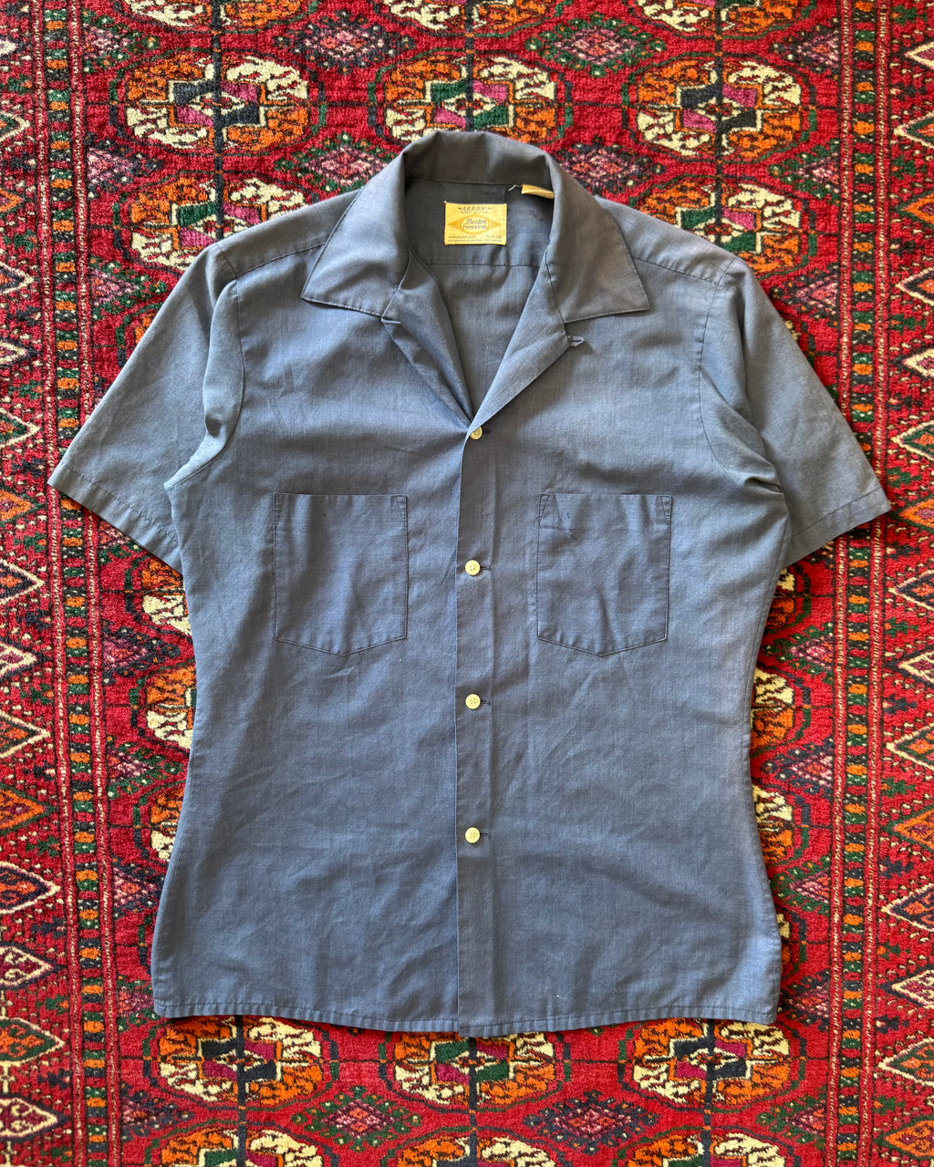 1960s sanforized collar loop shirt