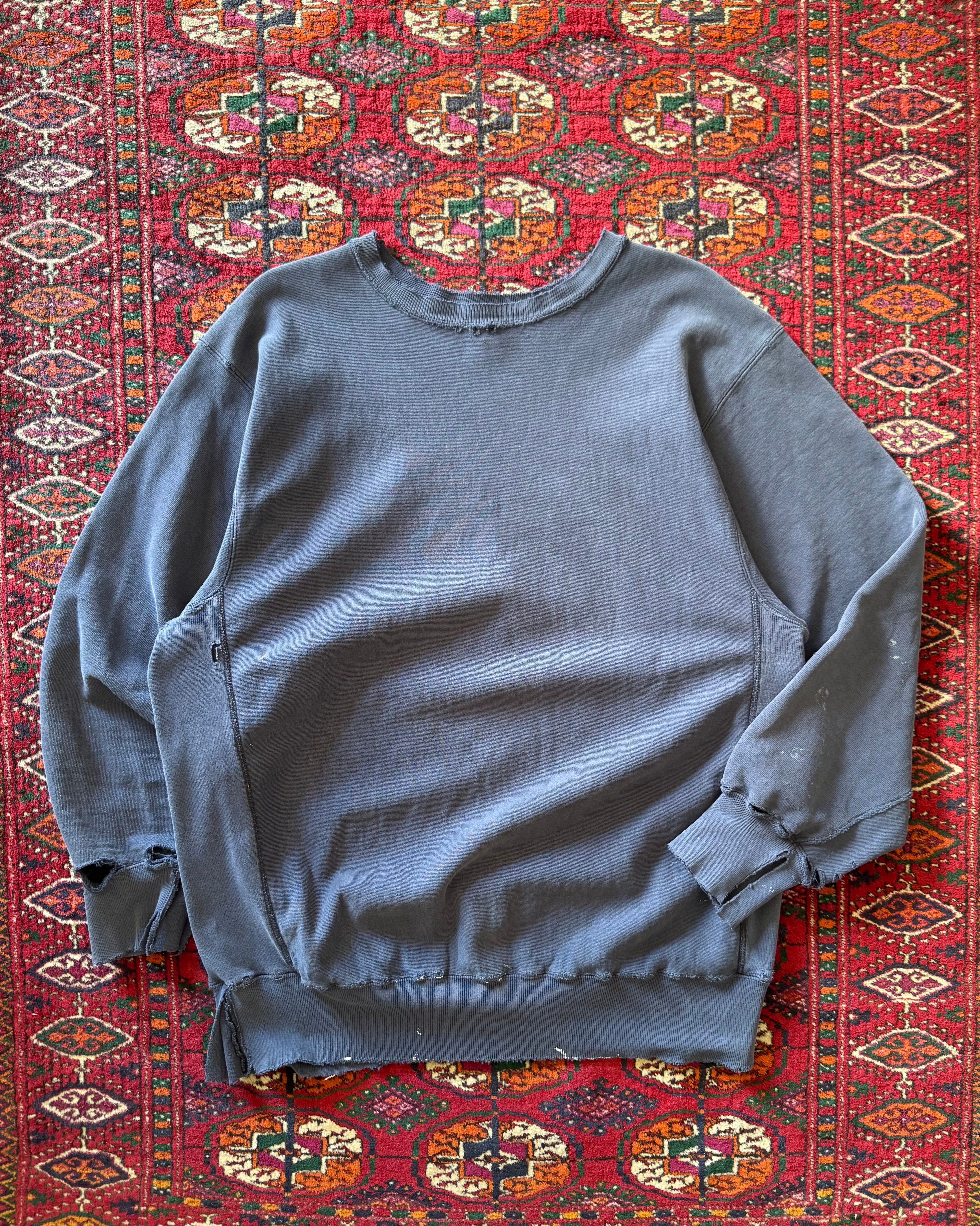 1970s no-brand distressed reverse weave