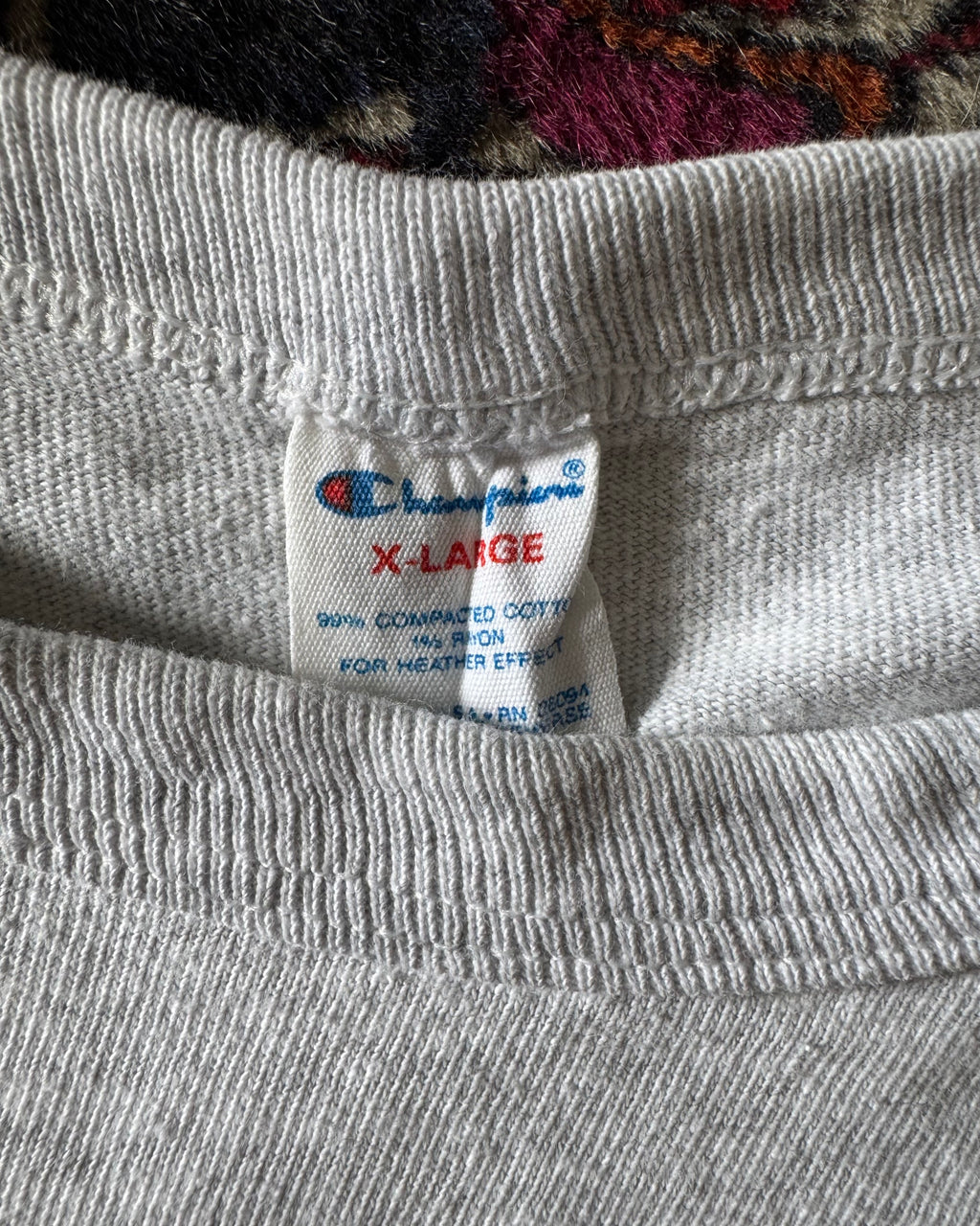 Vintage 1980s champion athletics faded T-shirt