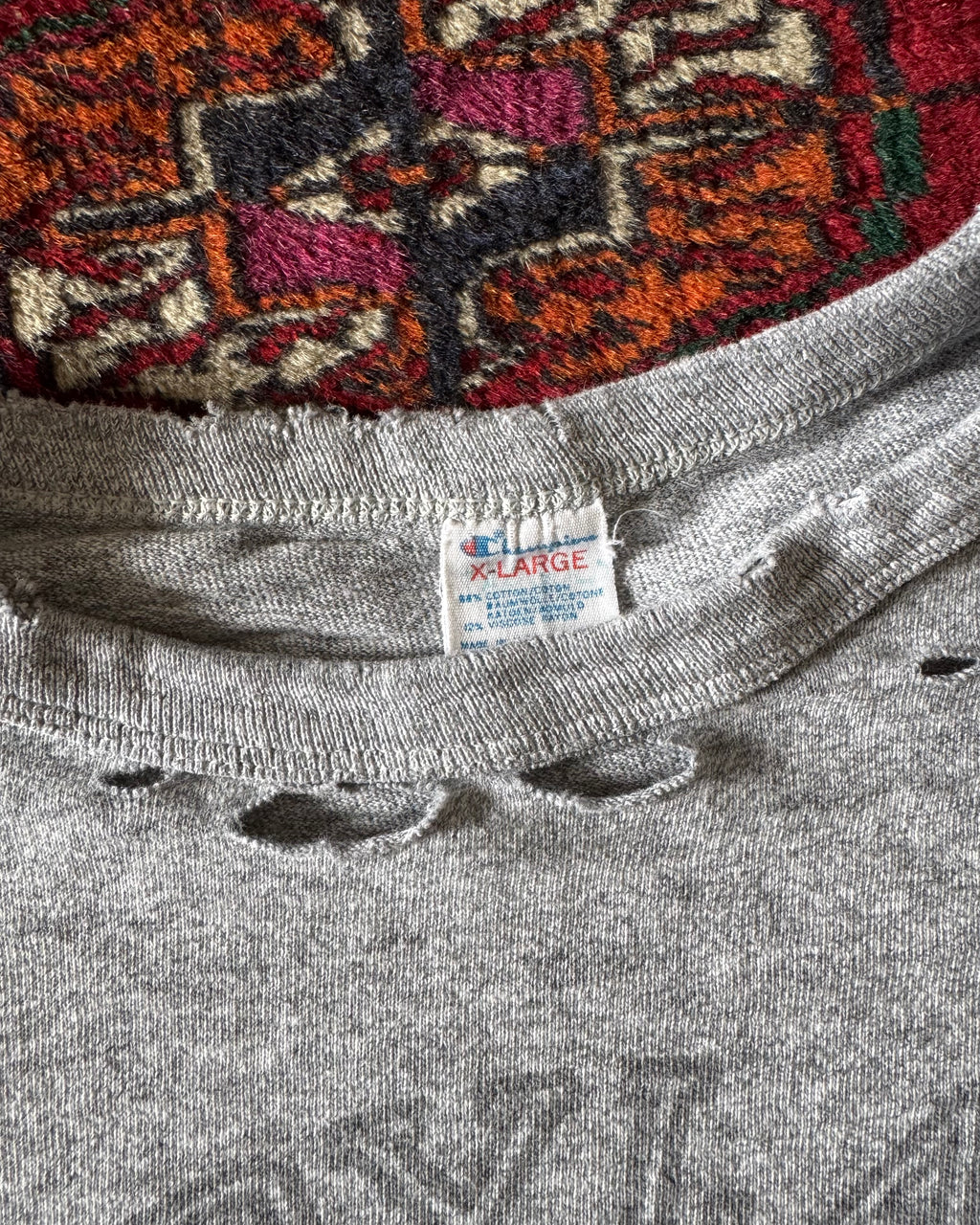 Vintage champion 1970s Maryland university distressed athletics T-shirt