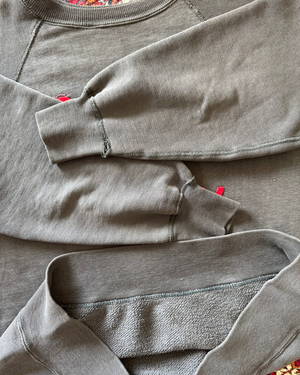 1950s black cotton outlaw motorcycle club “BAD GUY” sweatshirt