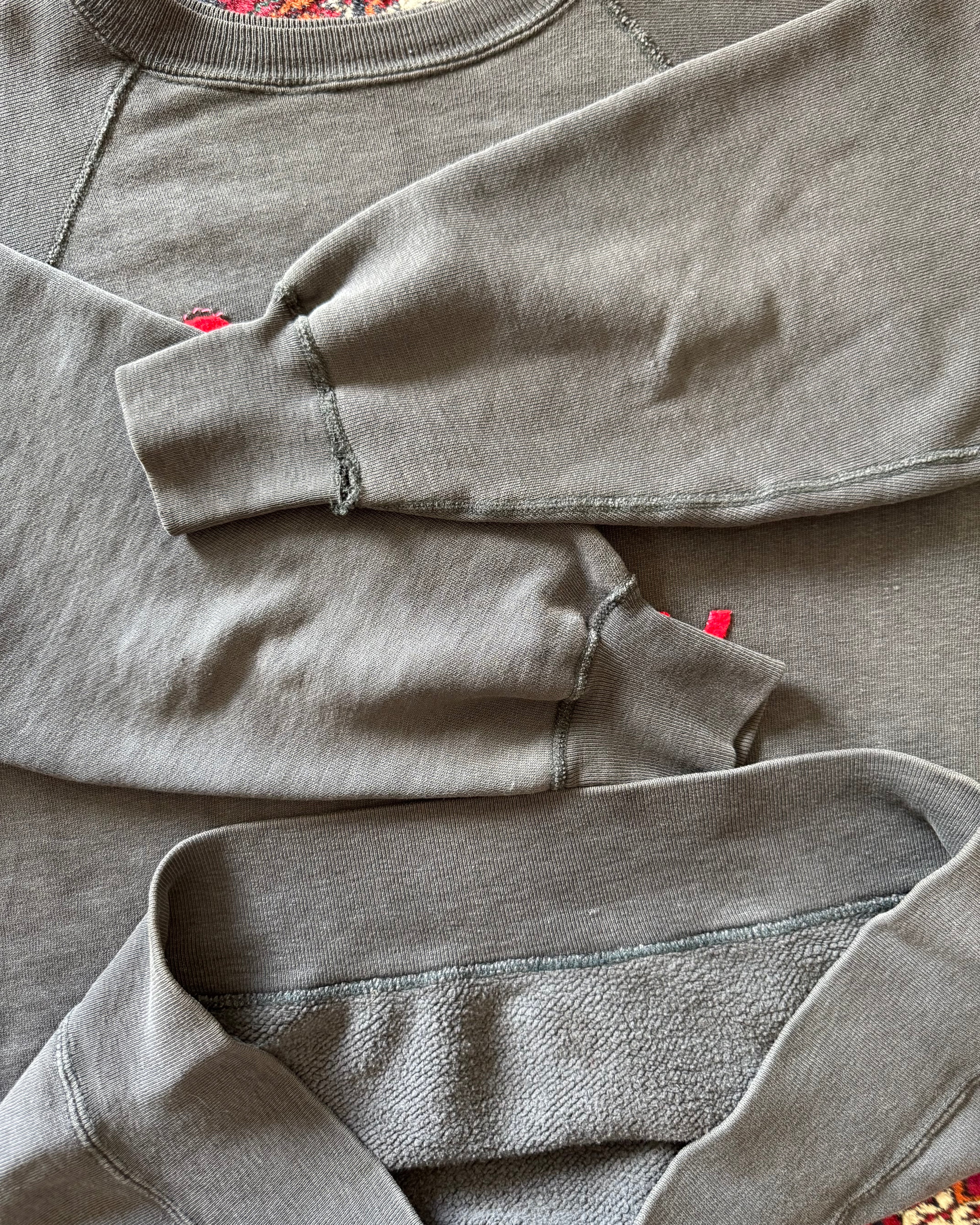 1950s black cotton outlaw motorcycle club “BAD GUY” sweatshirt