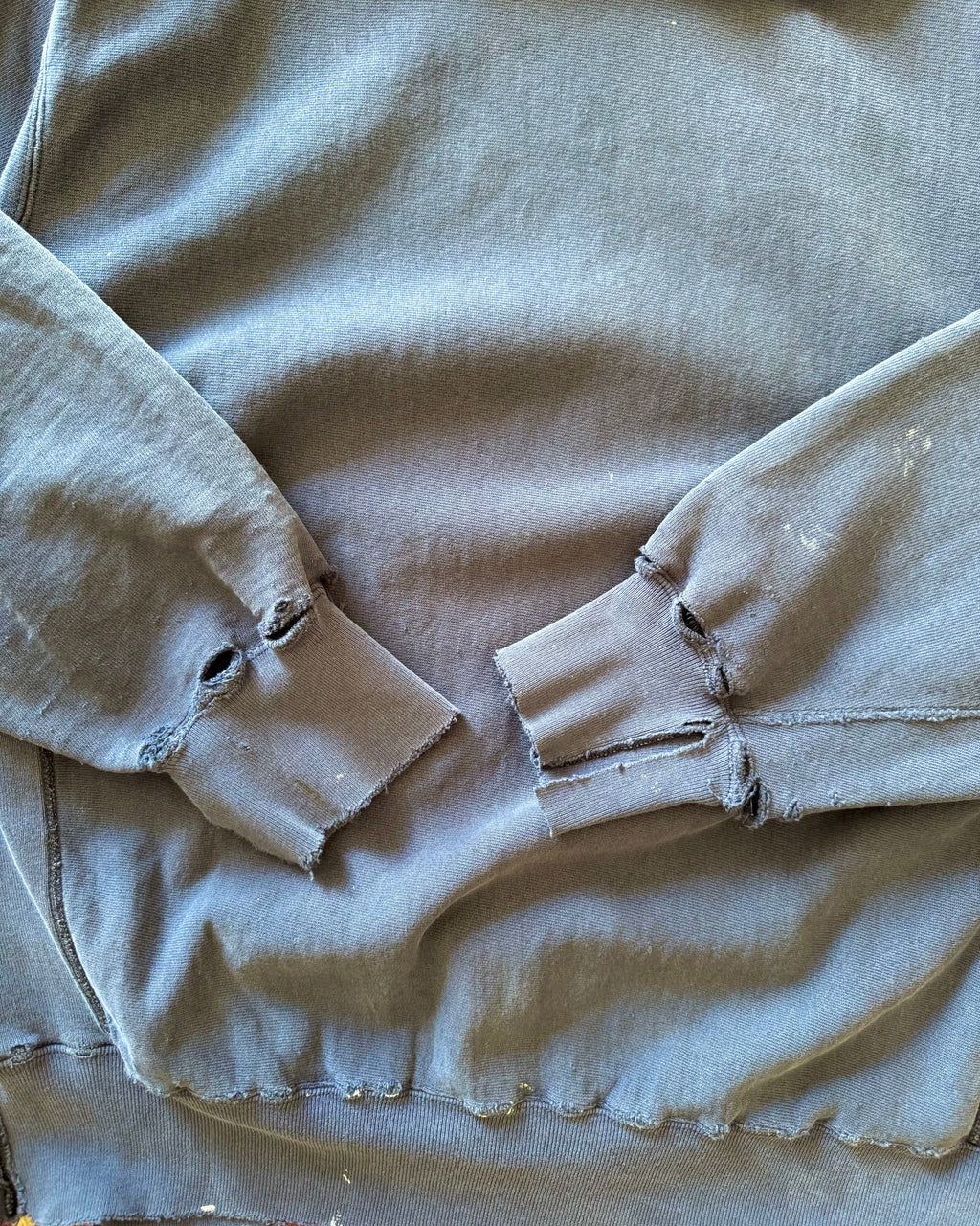 1970s no-brand distressed reverse weave