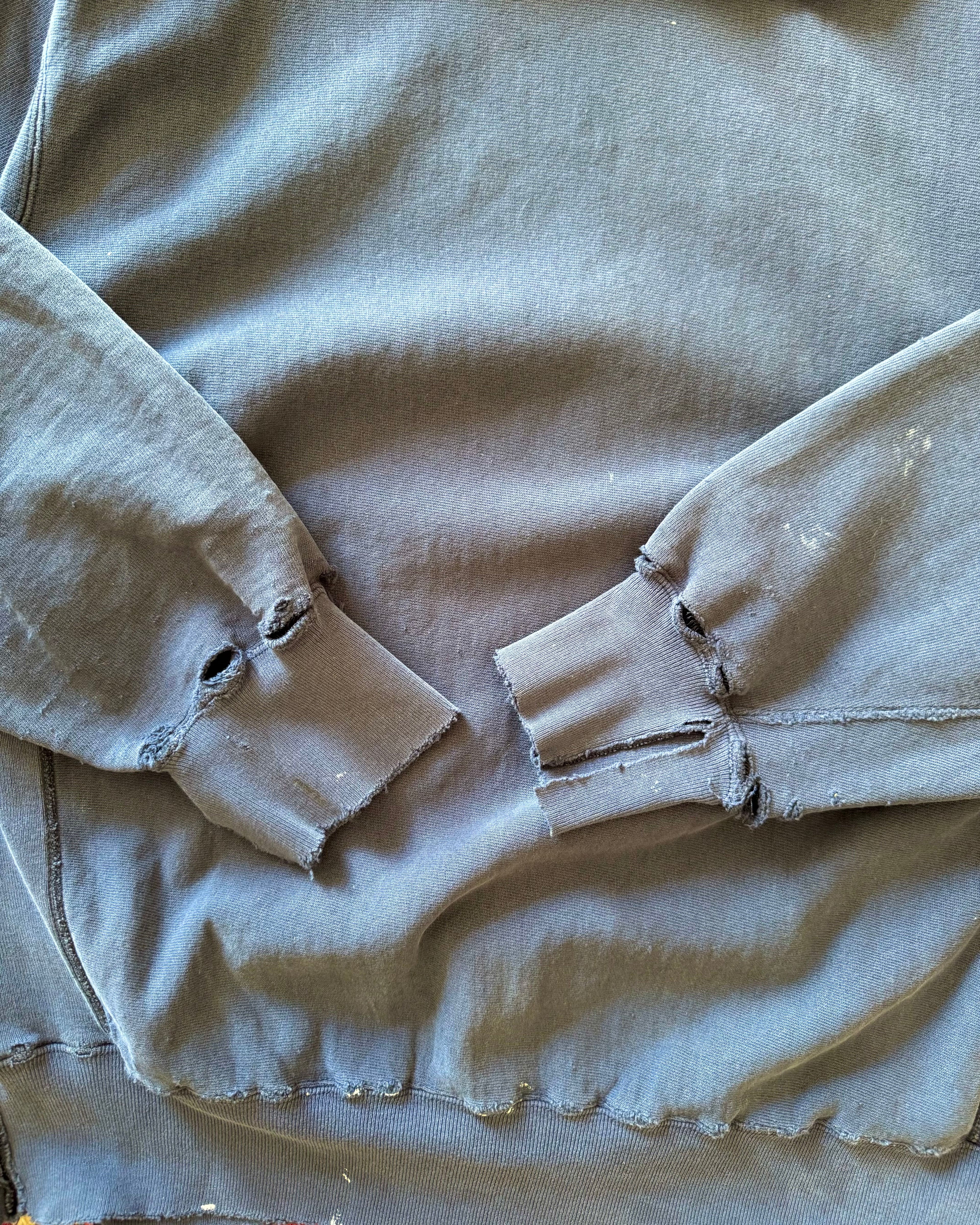 1970s no-brand distressed reverse weave