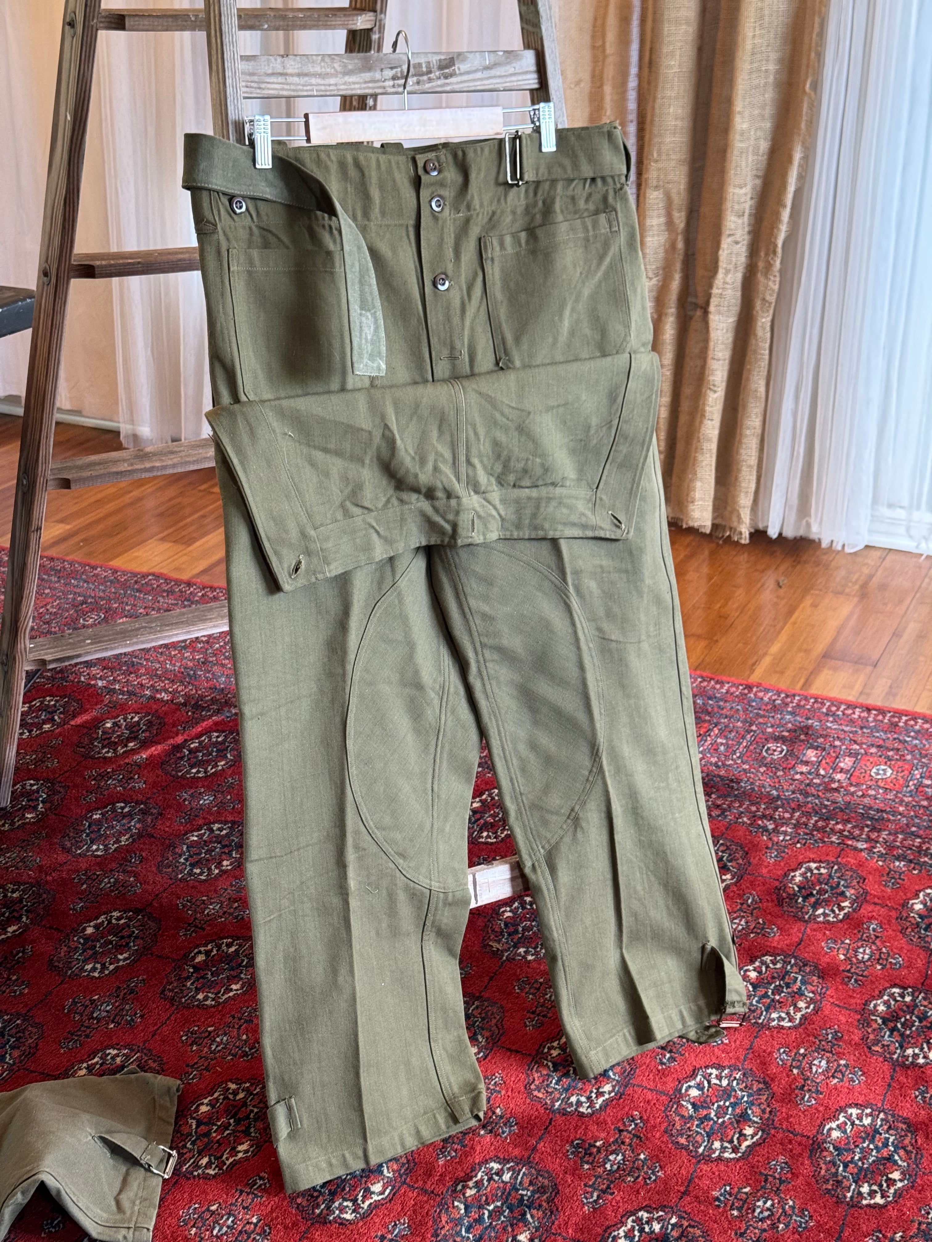 1960s French army motorcycle pants