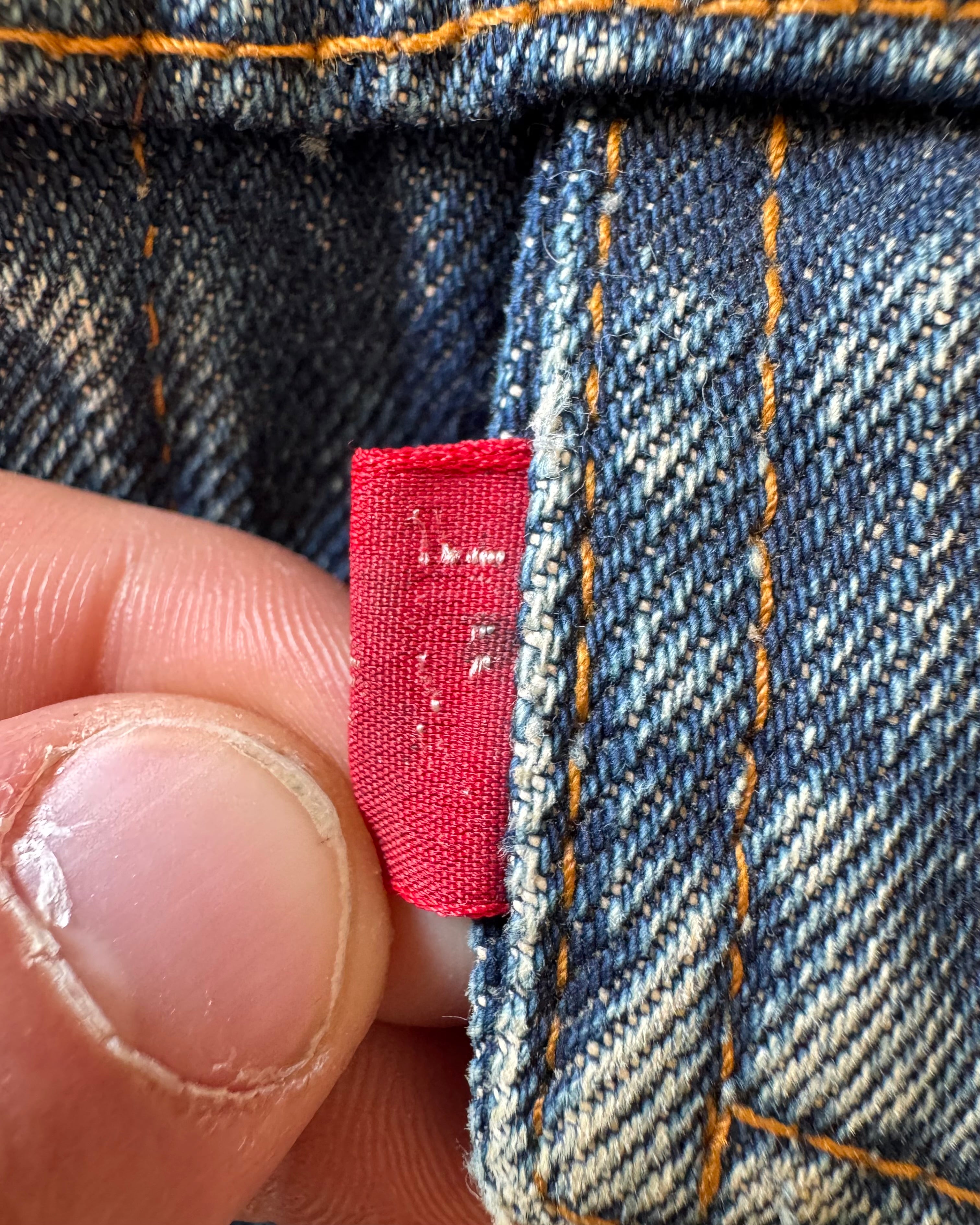 Vintage 1960s type 3 distressed Levi’s big E denim jacket