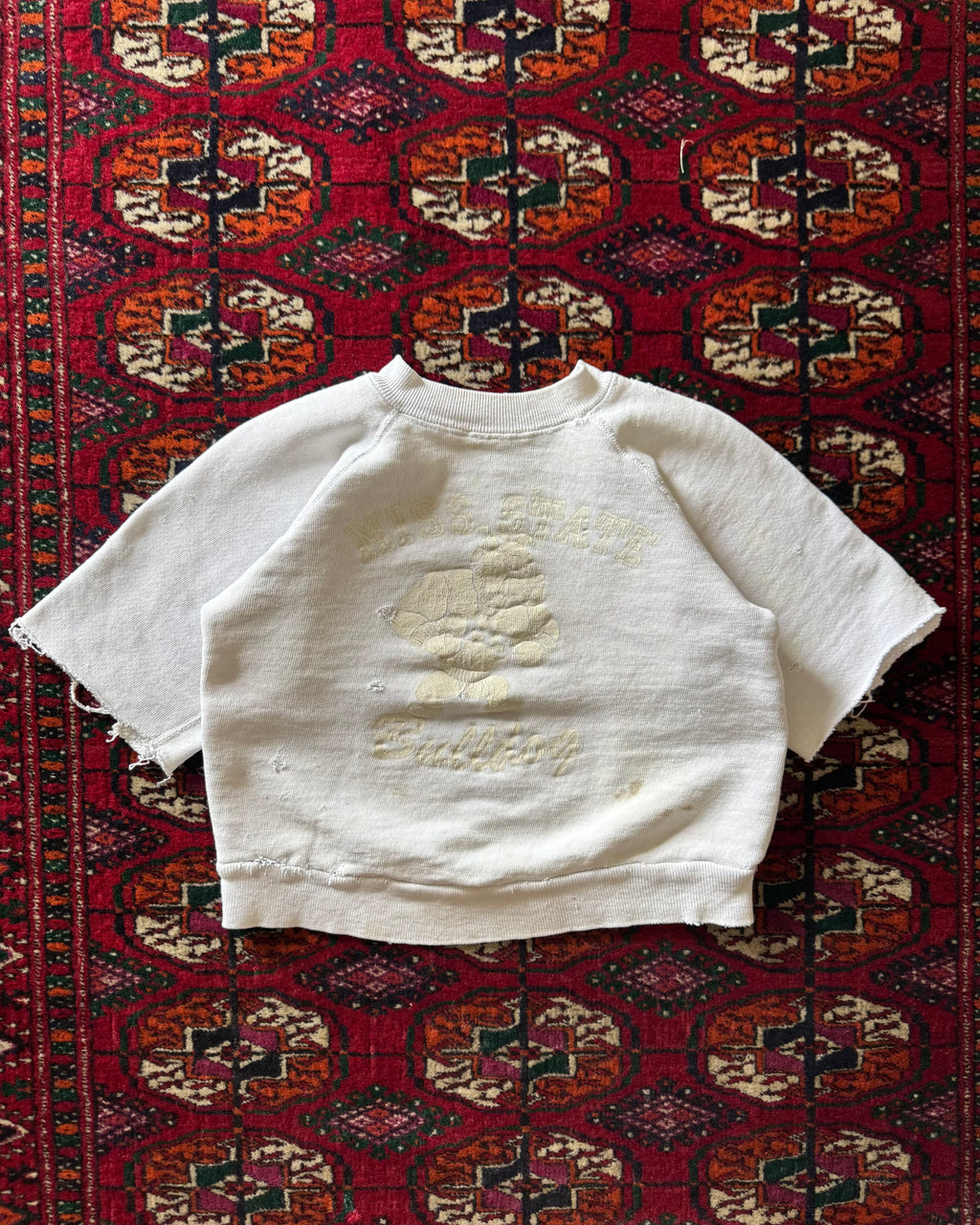 1960s Miss State Bulldogs faded/distressed sweat
