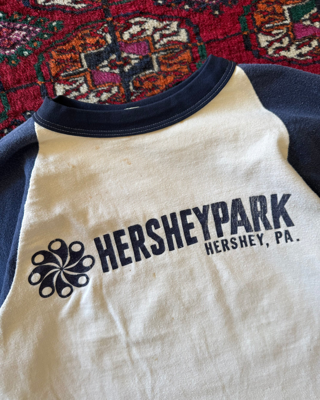1970s/80s Hershey’s Park Raglan shirt ￼