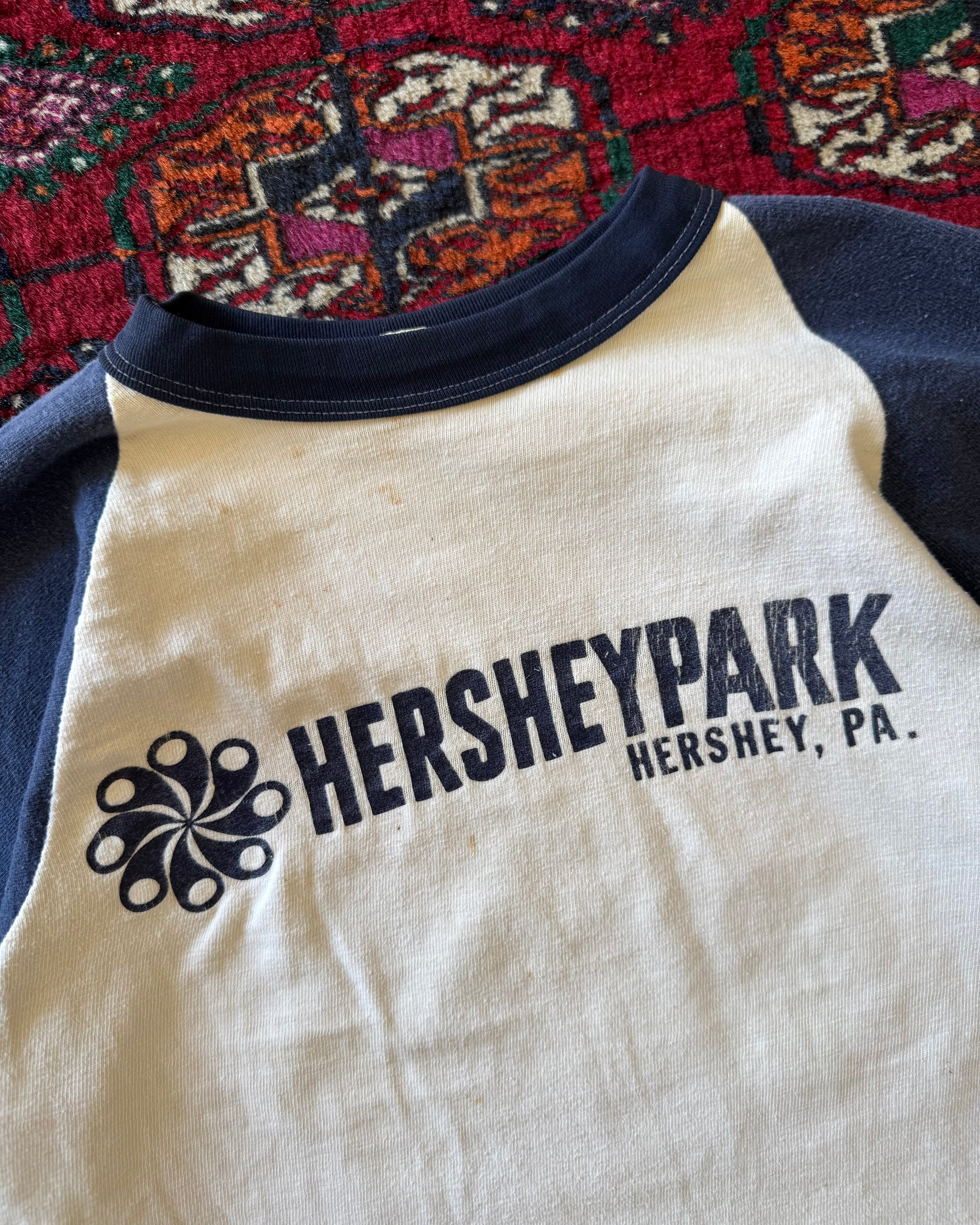 1970s/80s Hershey’s Park Raglan shirt ￼
