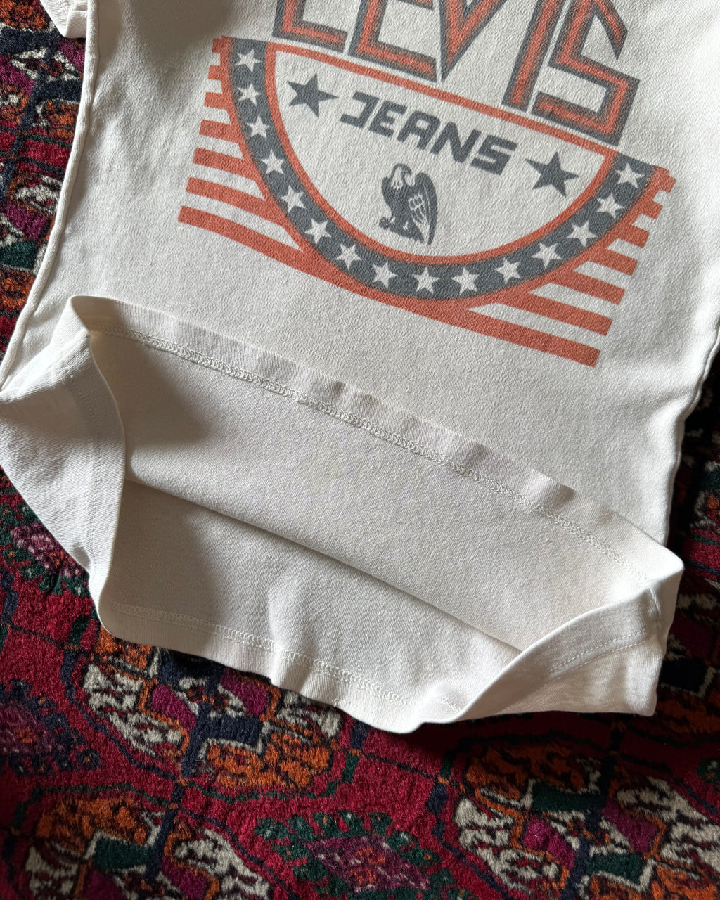 1960s/70s Levi’s jeans cuffed shirt￼
