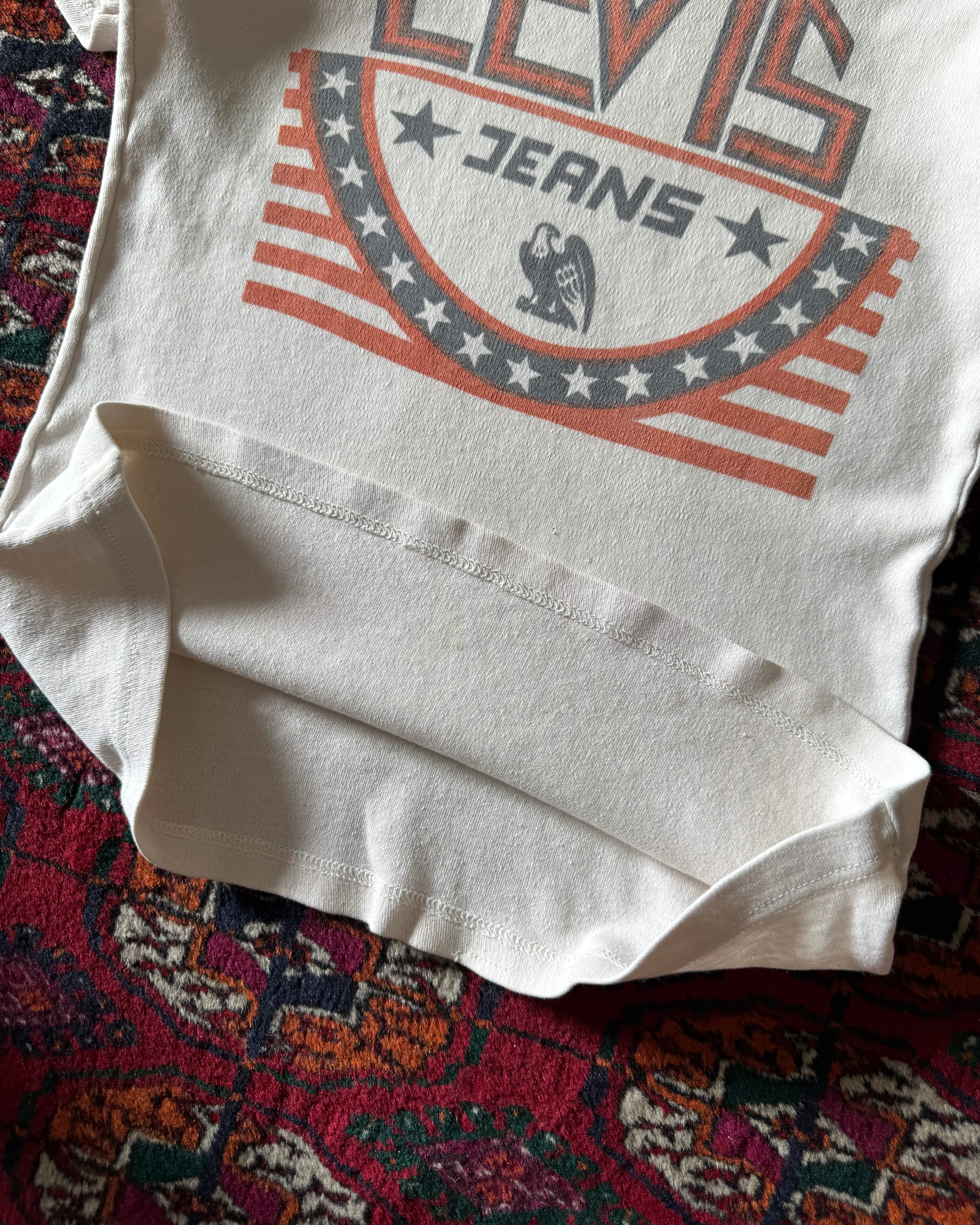 Vintage 1960s/70s Levi’s jeans cuffed shirt￼