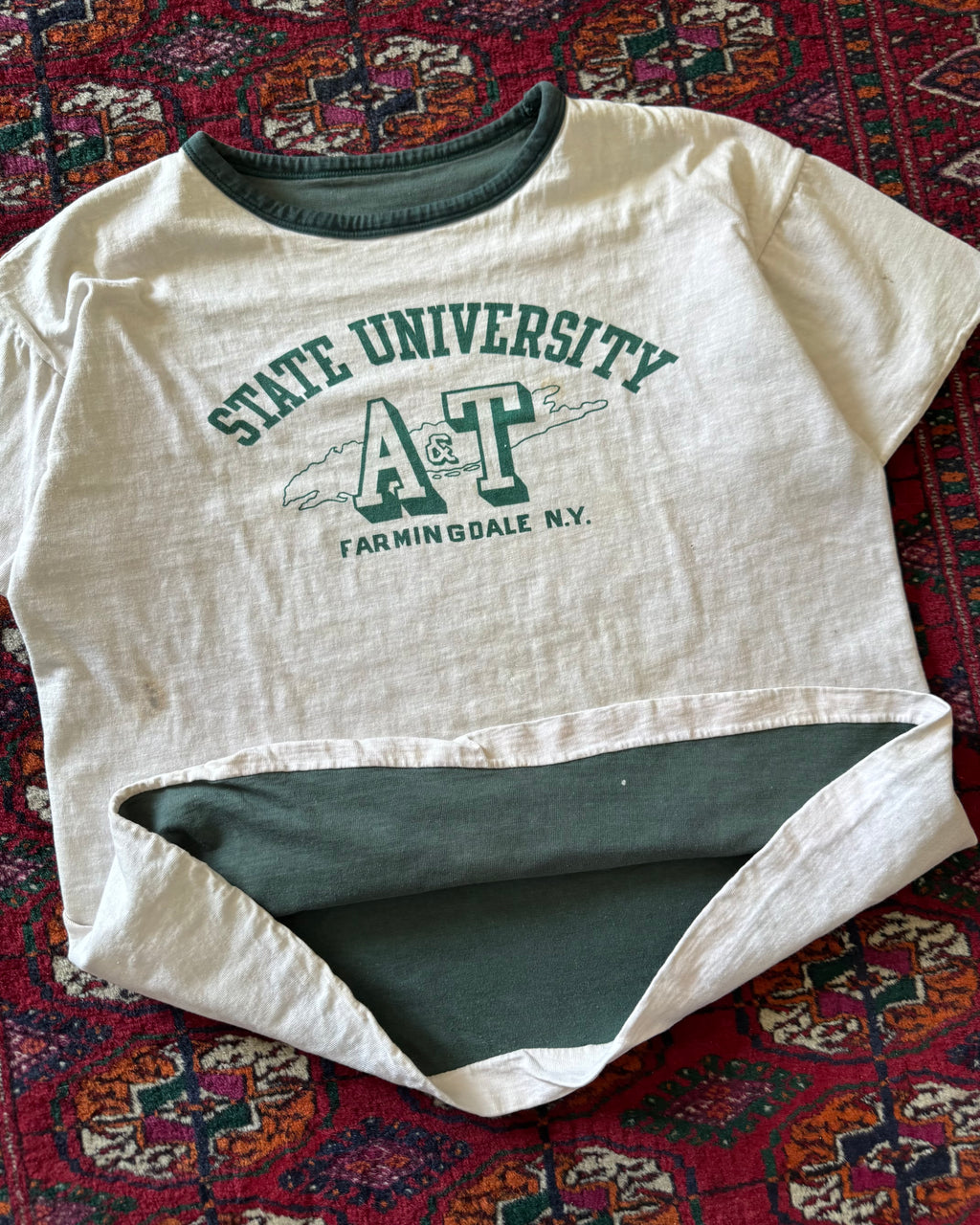 1970s double face A&T university tee