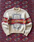 1970s Pendleton Aztec wool sweater￼