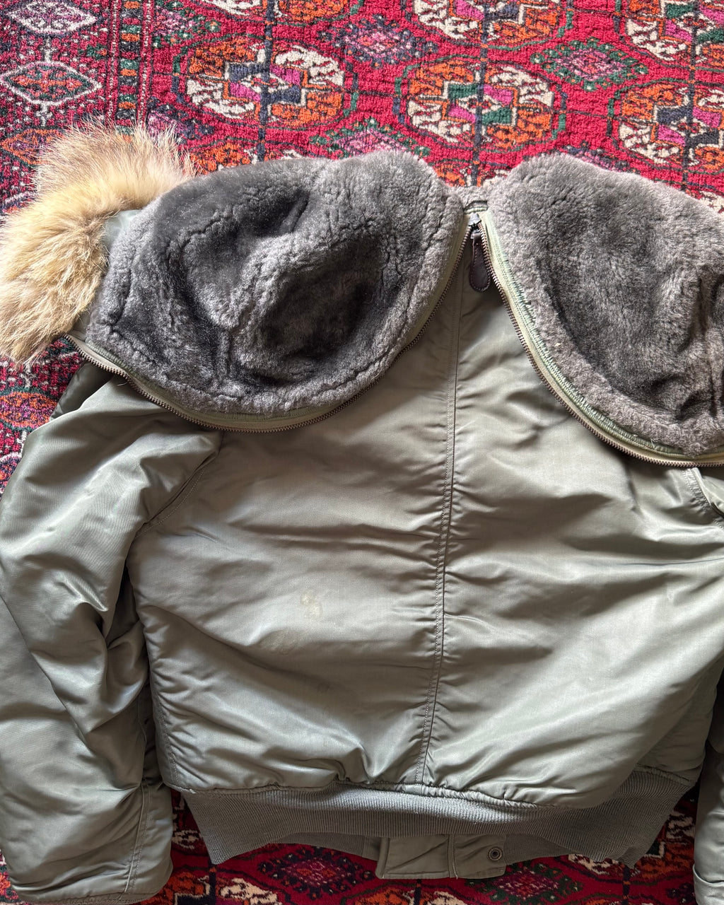 1962 N-2B hooded bomber jacket
