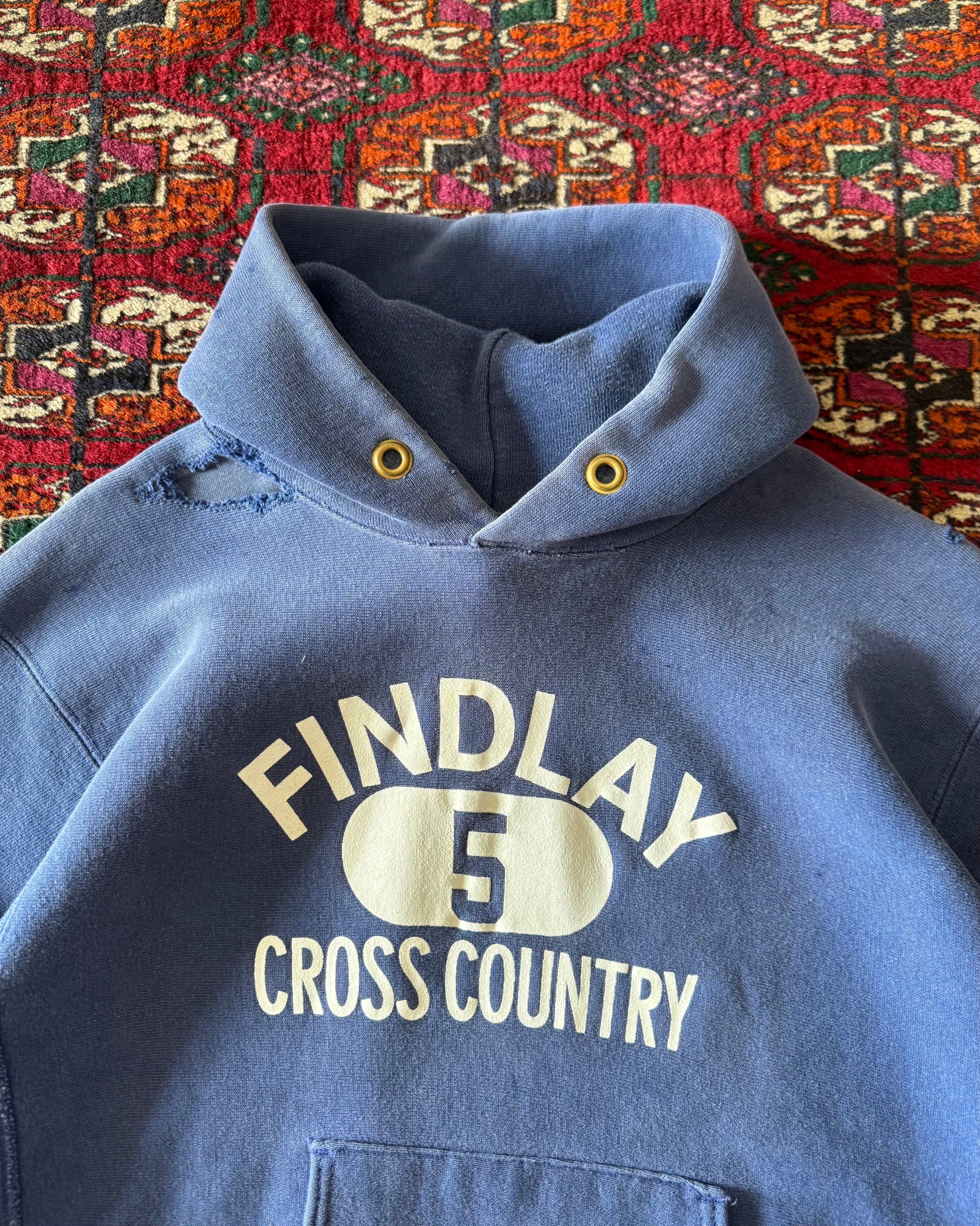 Vintage 1970s champion cross country reverse weave, red tag (repaired)￼
