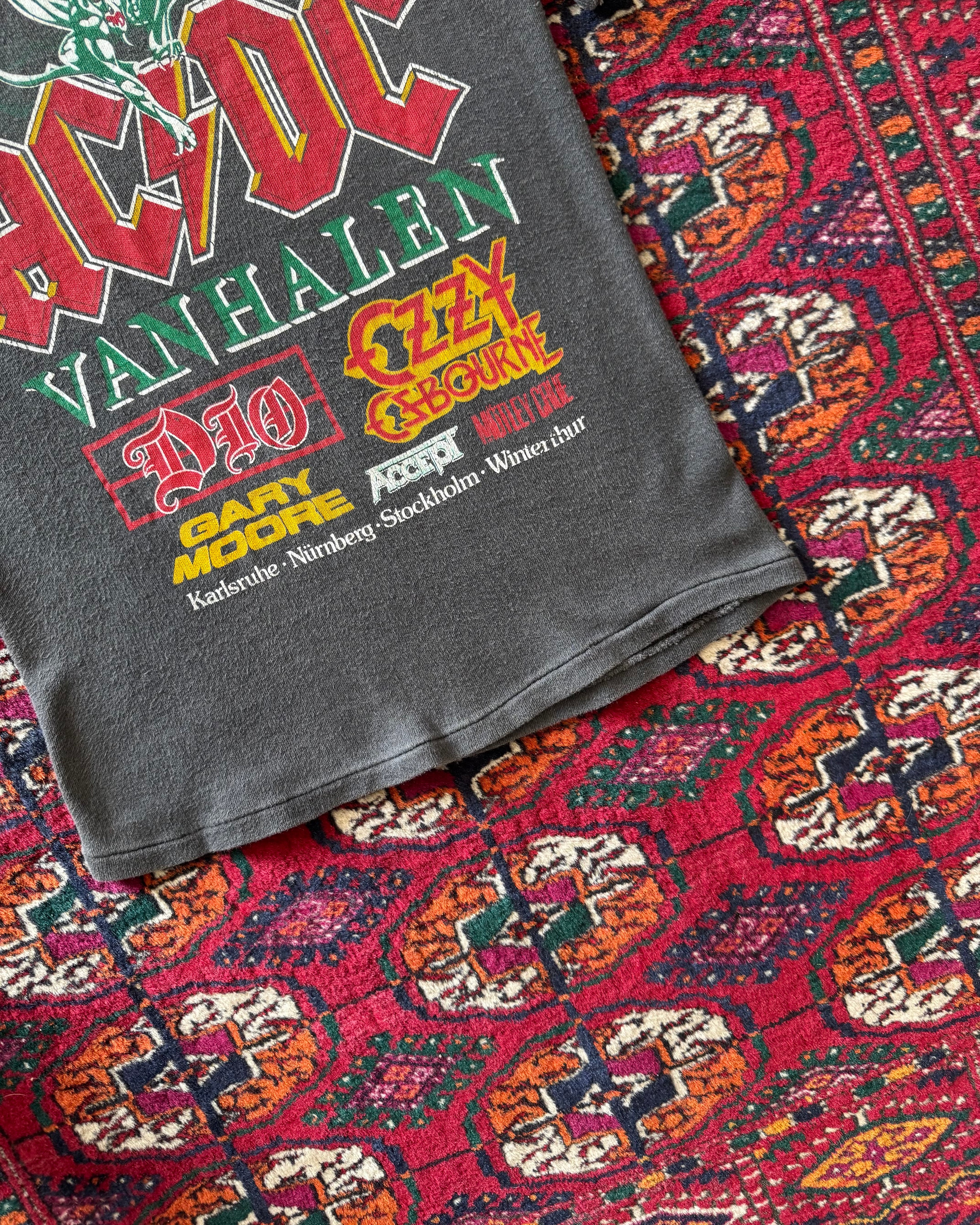 1984 Masters of Rock Germany faded ringer tee