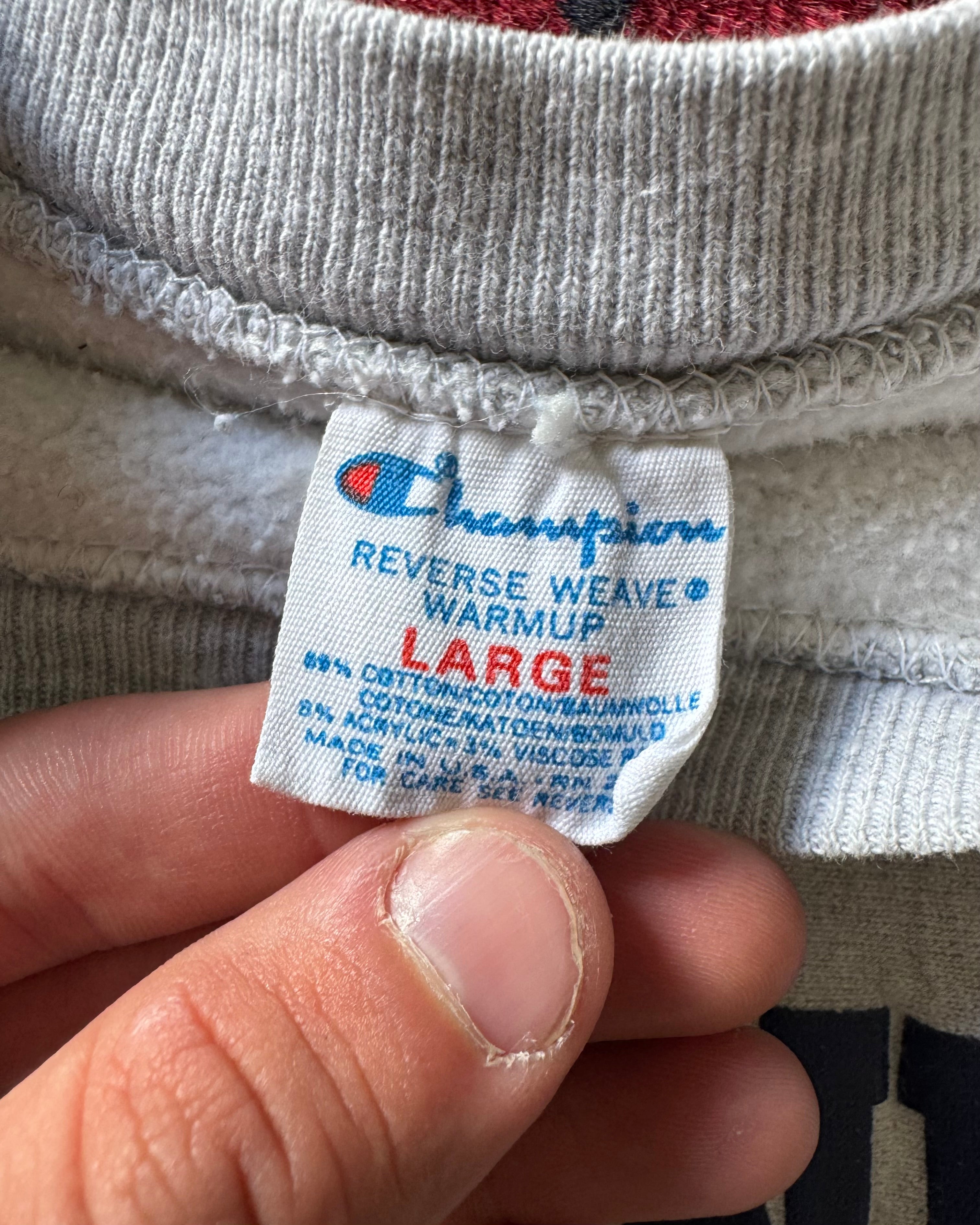 1980s champion reverse weave Bucknell sweat