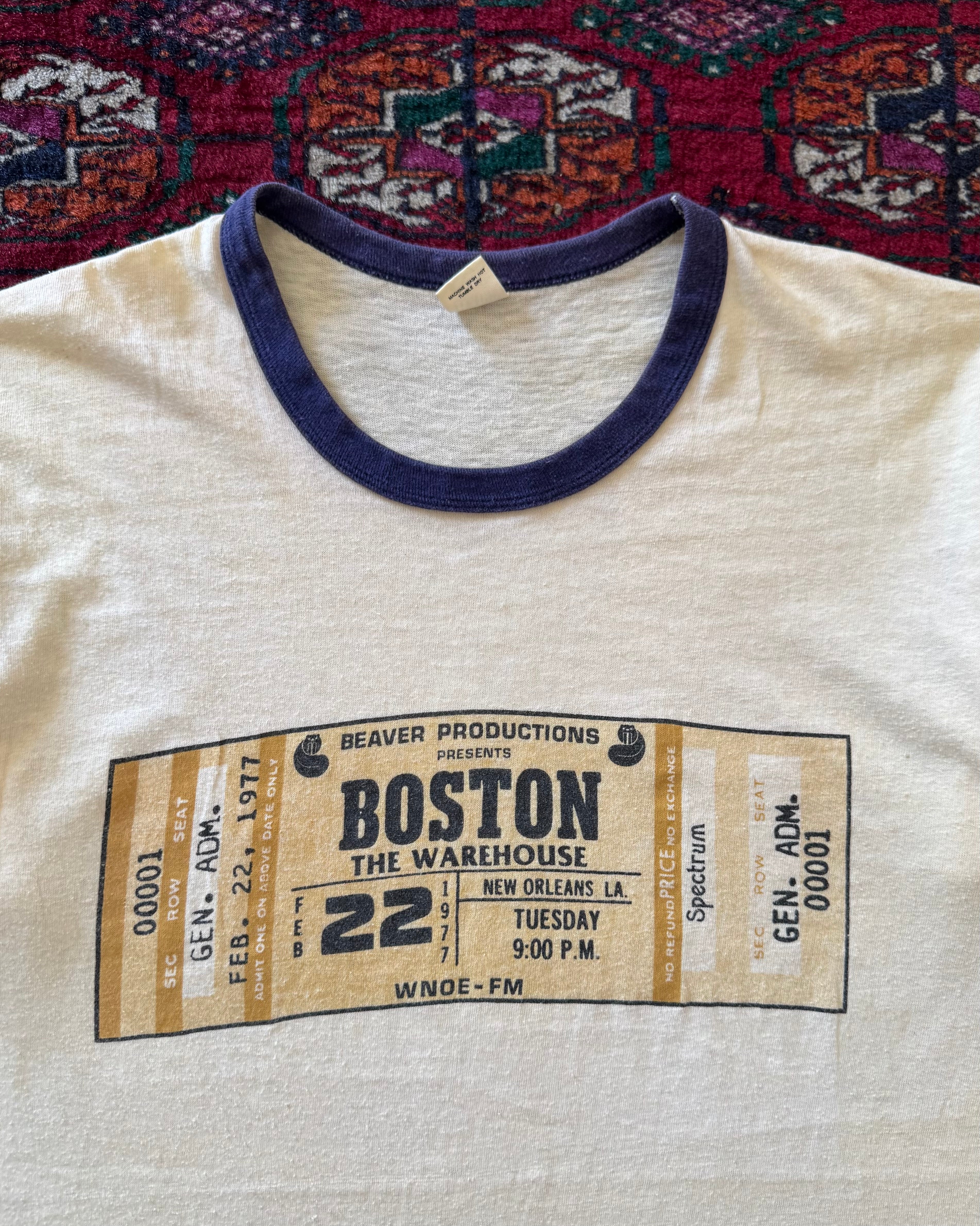 1977 Boston ticket ringer