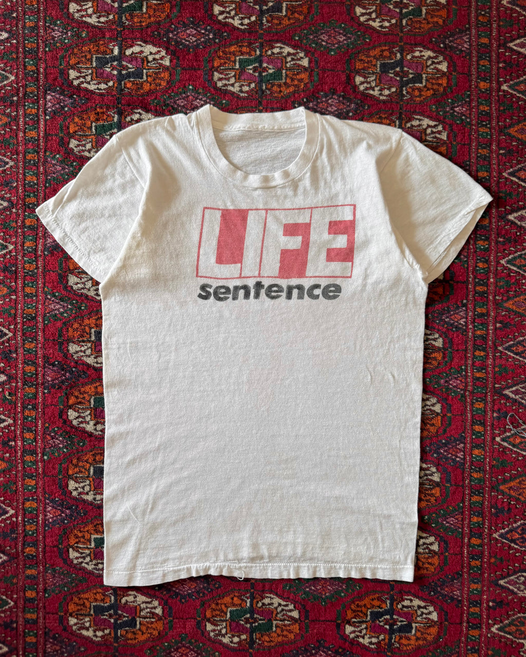 Vintage 1970s/80s life sentence T-shirt ￼