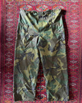 Vintage 1980s rubber camouflage army over pants